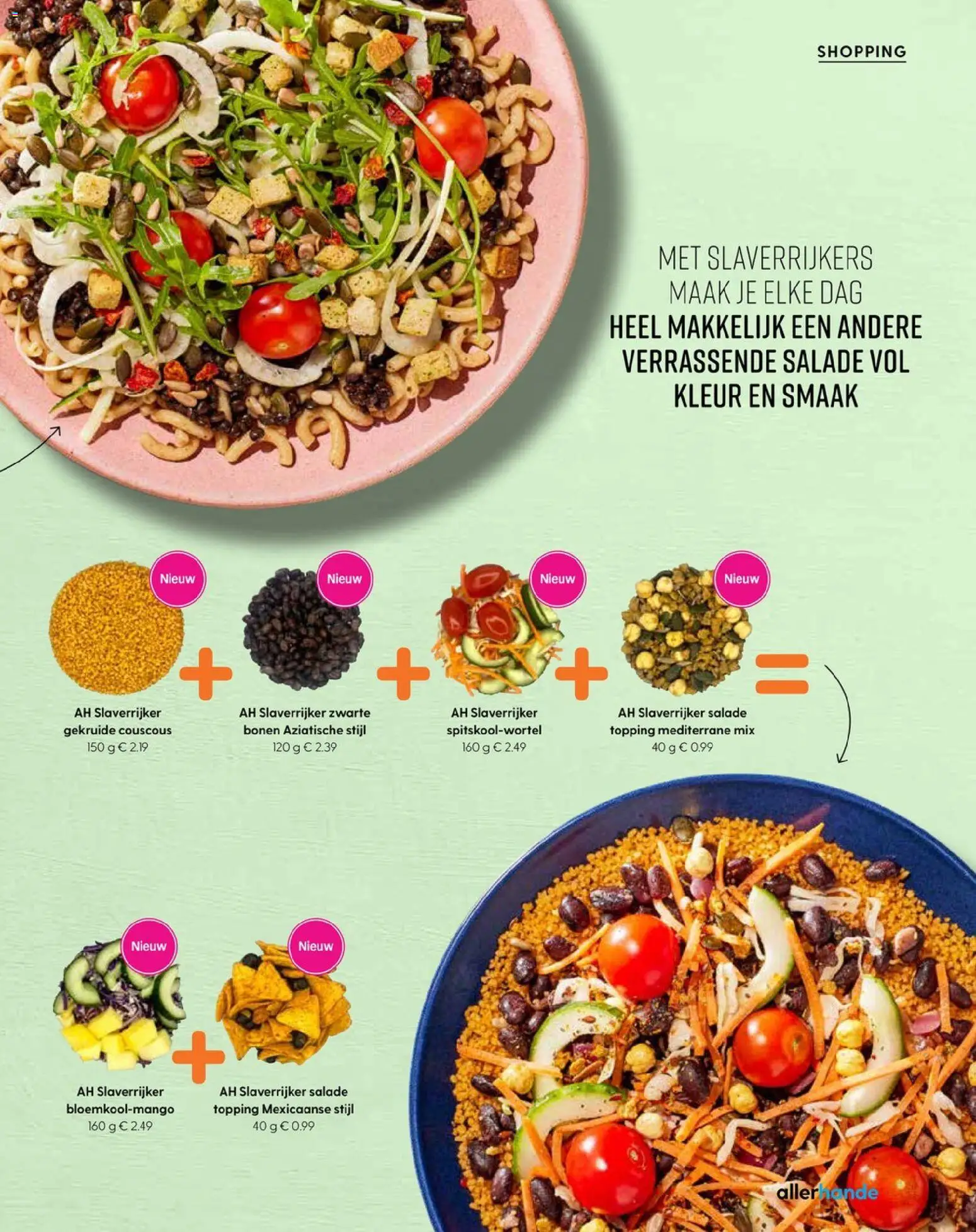 {H1} | Pagina: 109 | Producten: Salade, Bonen, Mango