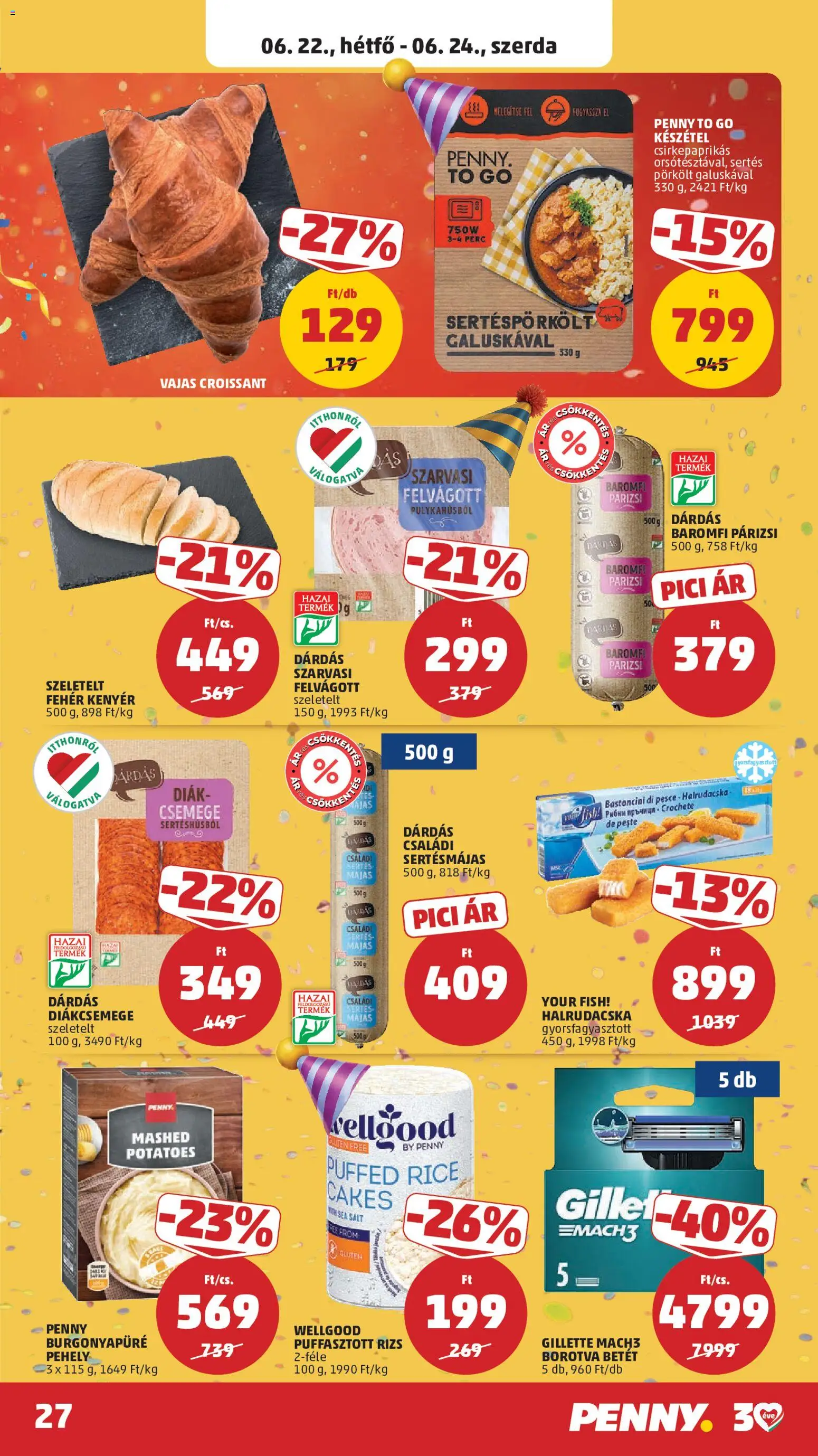 PENNY akciós ujság - amely érvényes a következő dátumtól: 18.06.2026 | Oldal: 29