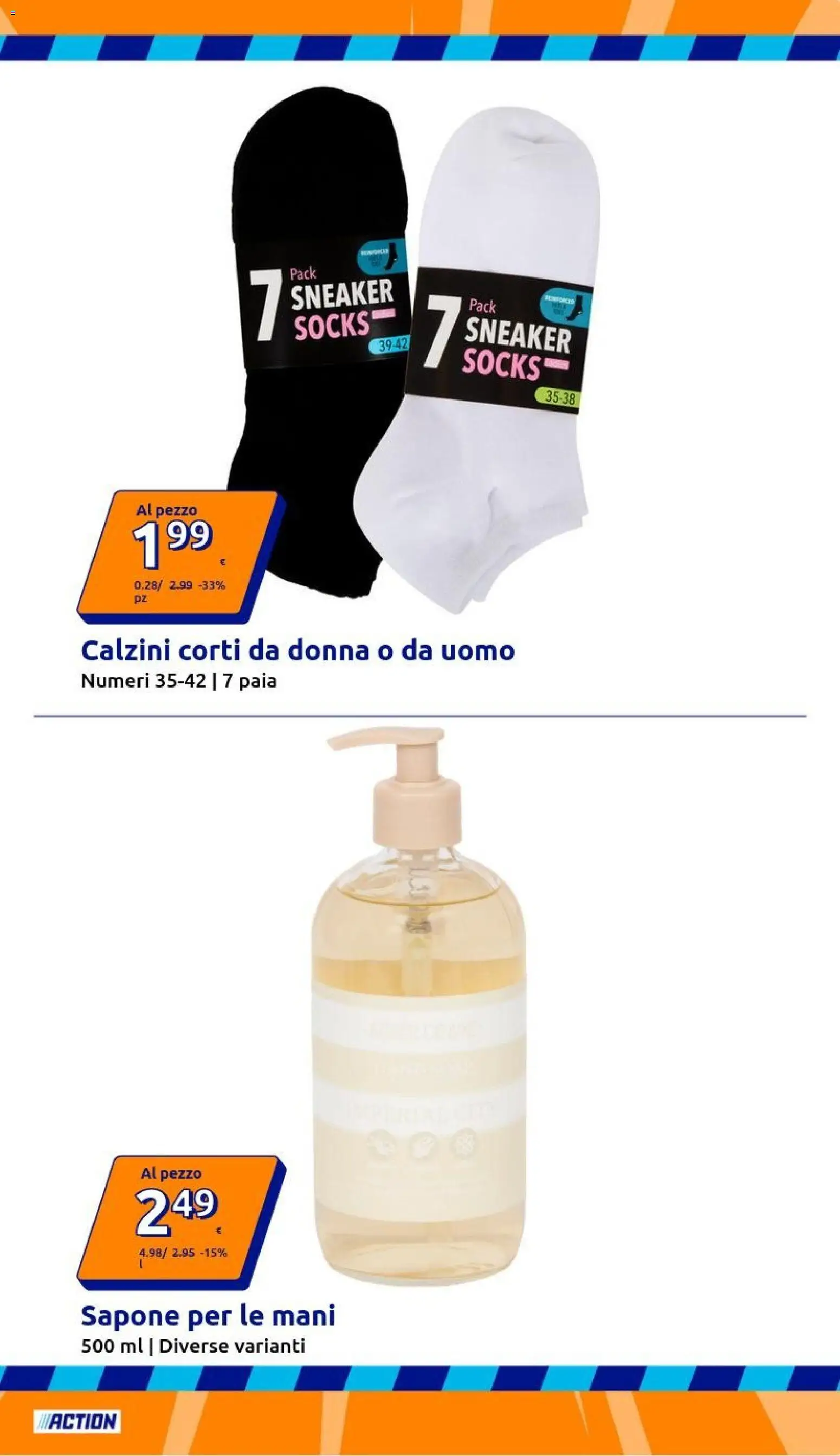 Volantino Action del 20.05.2026 | Pagina: 9 | Prodotti: Sapone, Calzini