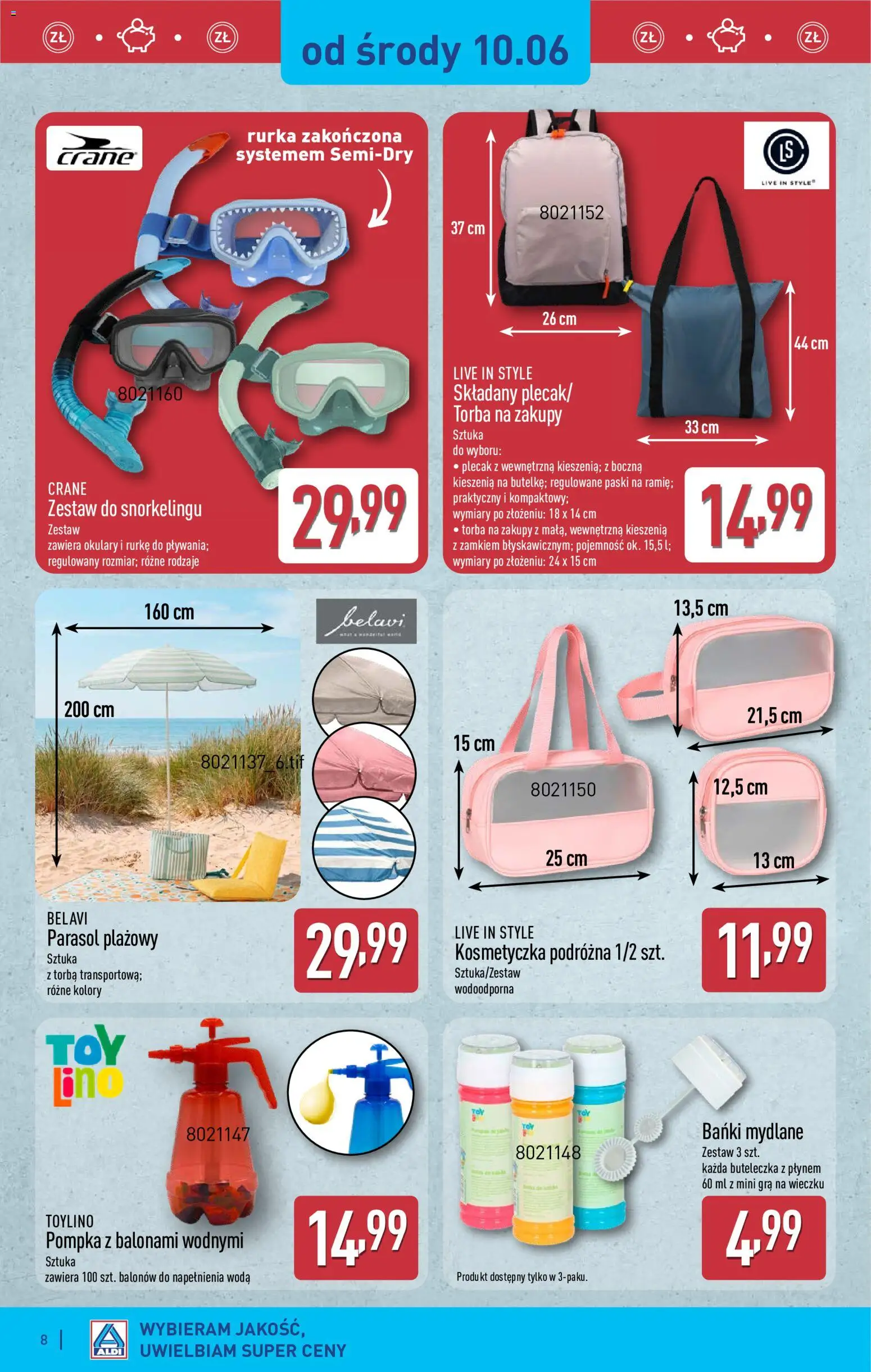 Aldi Polsko leták - Ostatnie sztuki w wybranych sklepach od 10.06.2026 | Strana: 8