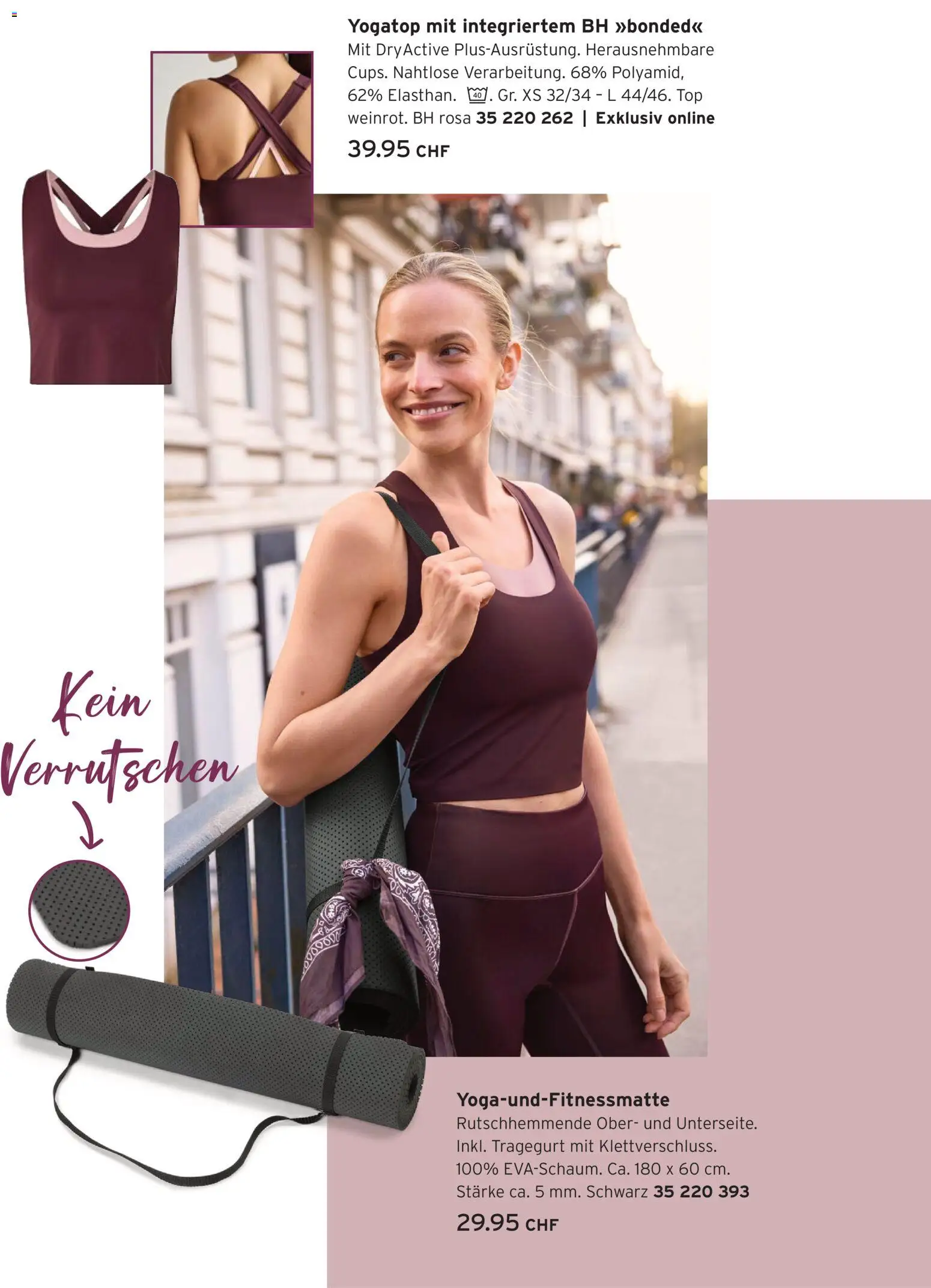Tchibo aktionen Every day in flow – gültig ab 18.08.2026 | Seite: 22 | Produkte: Bh, Top