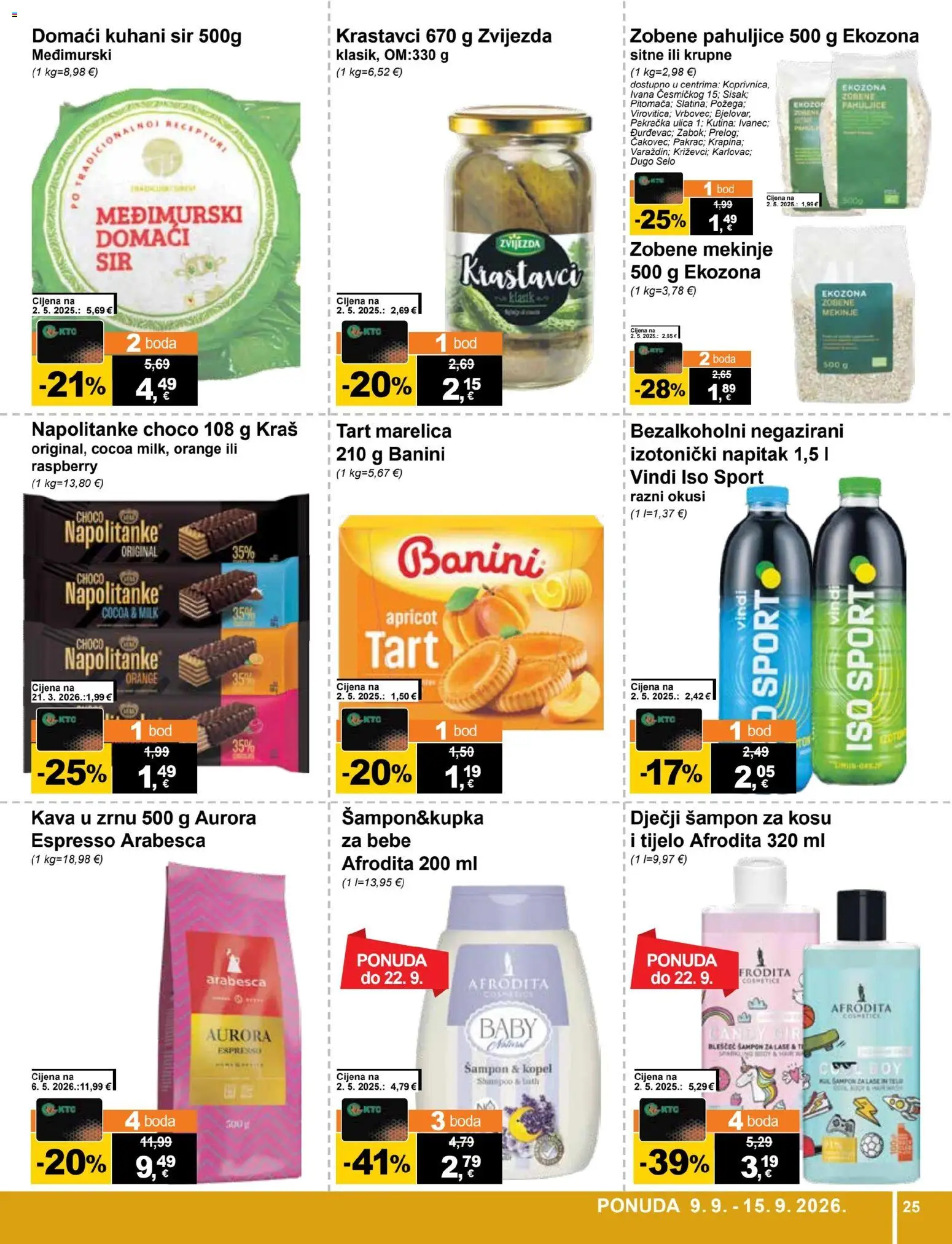 KTC katalog | vrijedi od 09.09.2026 | Stranica: 25 | Proizvodi: Espresso, Kava u zrnu, Kava, Napitak