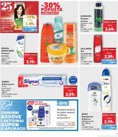 HEAD&SHOULDERS Šampon za kosu, Šampon za kosu razne vrste 400 ml - Pregled kataloga iz trgovine Kaufland, vrijedi od 06.05.2026 | Stranica: 21 | Proizvodi: Roll on, Dezodorans, Pasta, Old Spice