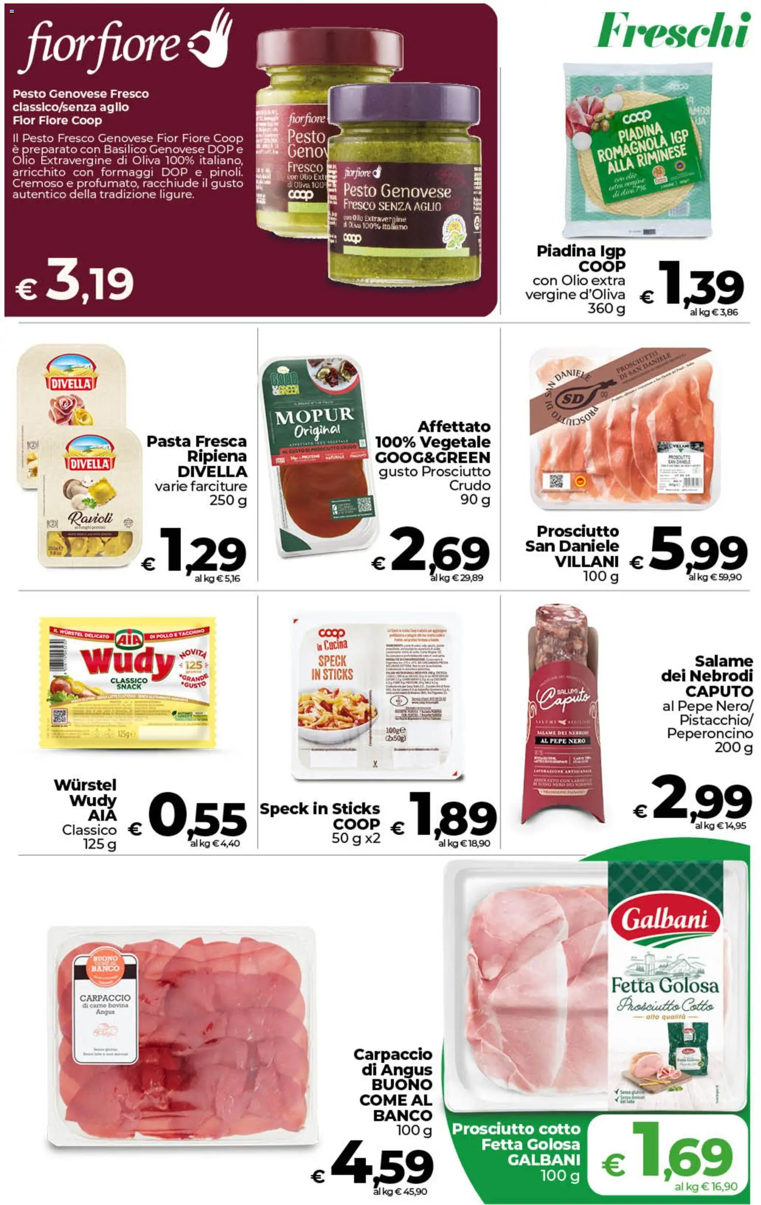Volantino COOP del 01/09/2026 | Pagina: 7 | Prodotti: Salame, Pasta, Peperoncino, Carne
