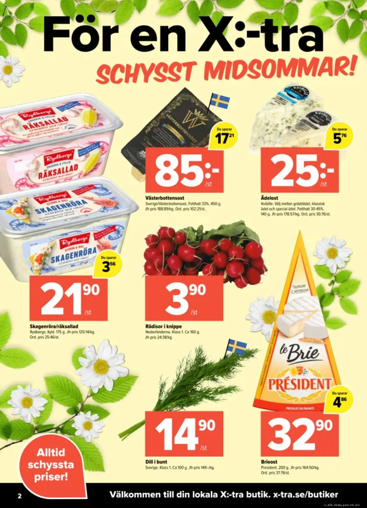 Coop X:-TRA reklamblad aktuell från 15.06.2026 | Sida: 2 | Produkter: Brieost, Citron