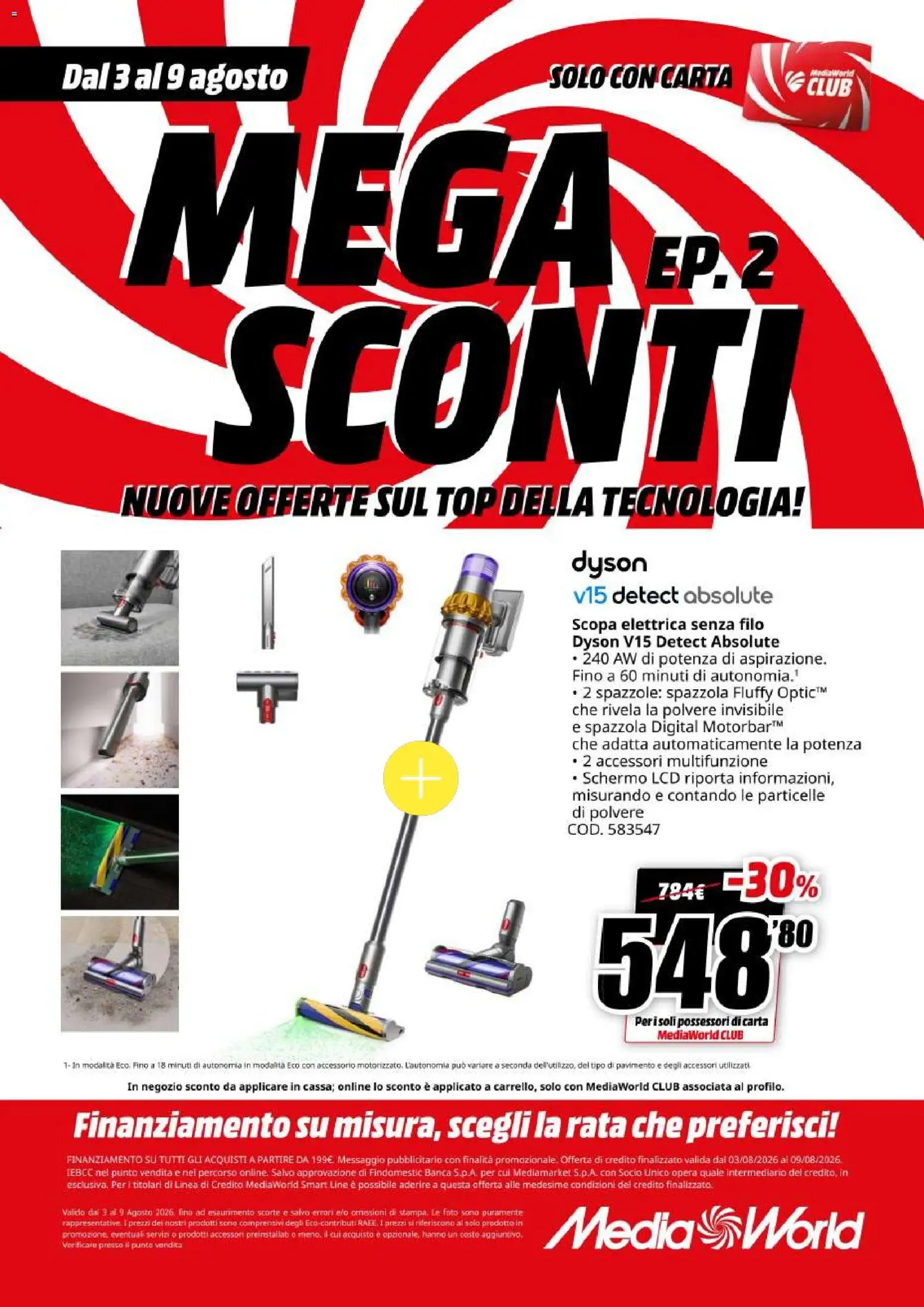 Volantino Media World del 03/08/2026 | Pagina: 52