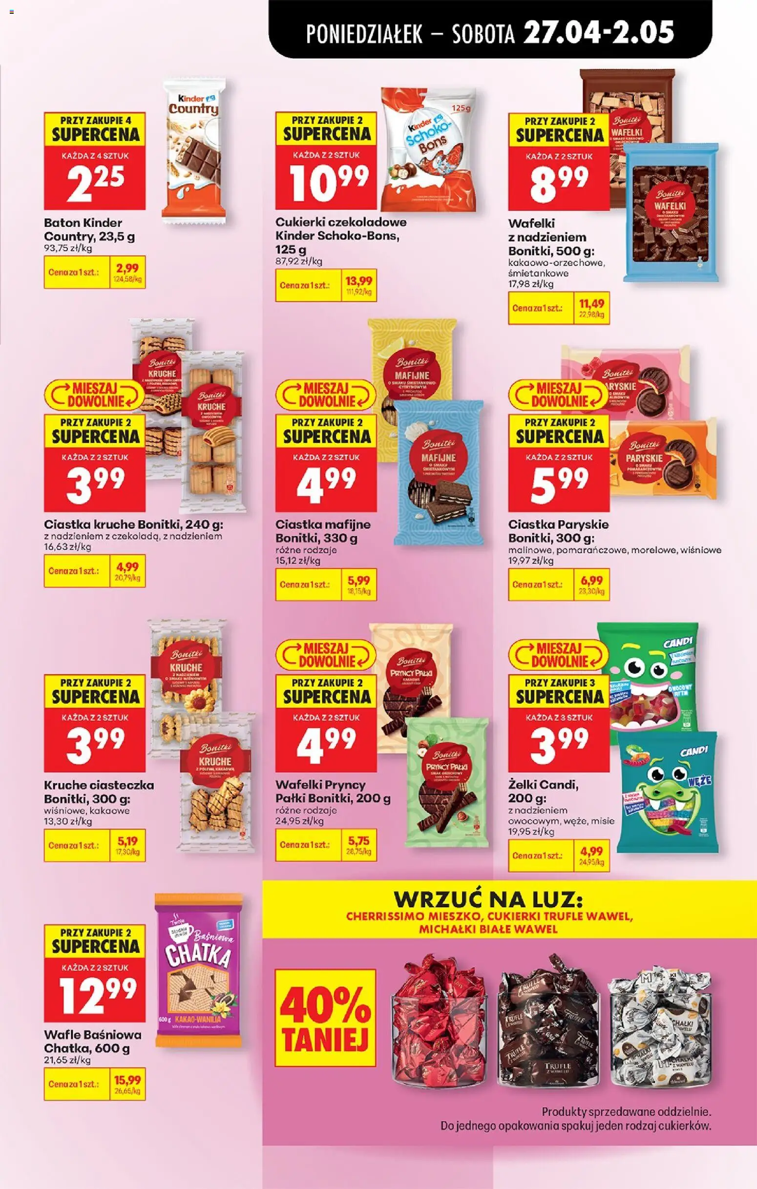 Biedronka gazetka od poniedziałku od 27.04.2026 | Strona: 67 | Produkty: Maliny, Pampers, Sok, Mydło