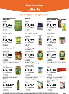 Anteprima del volantino Natura Sì volantino valido a partire dal 08/07/2026 | Pagina: 2 | Prodotti: Riso, Ceci, Tonno, Olio extra vergine