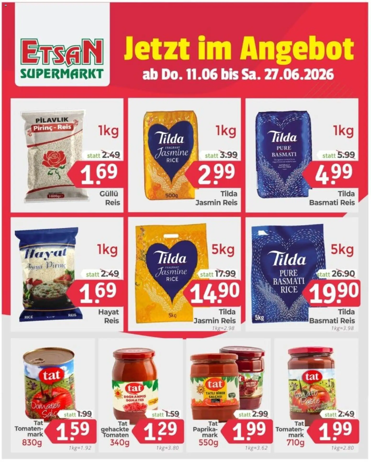 Hühnerflügel in Aktion gültig ab 11.06.2026 | Seite: 7 | Produkte: Tomaten, Reis