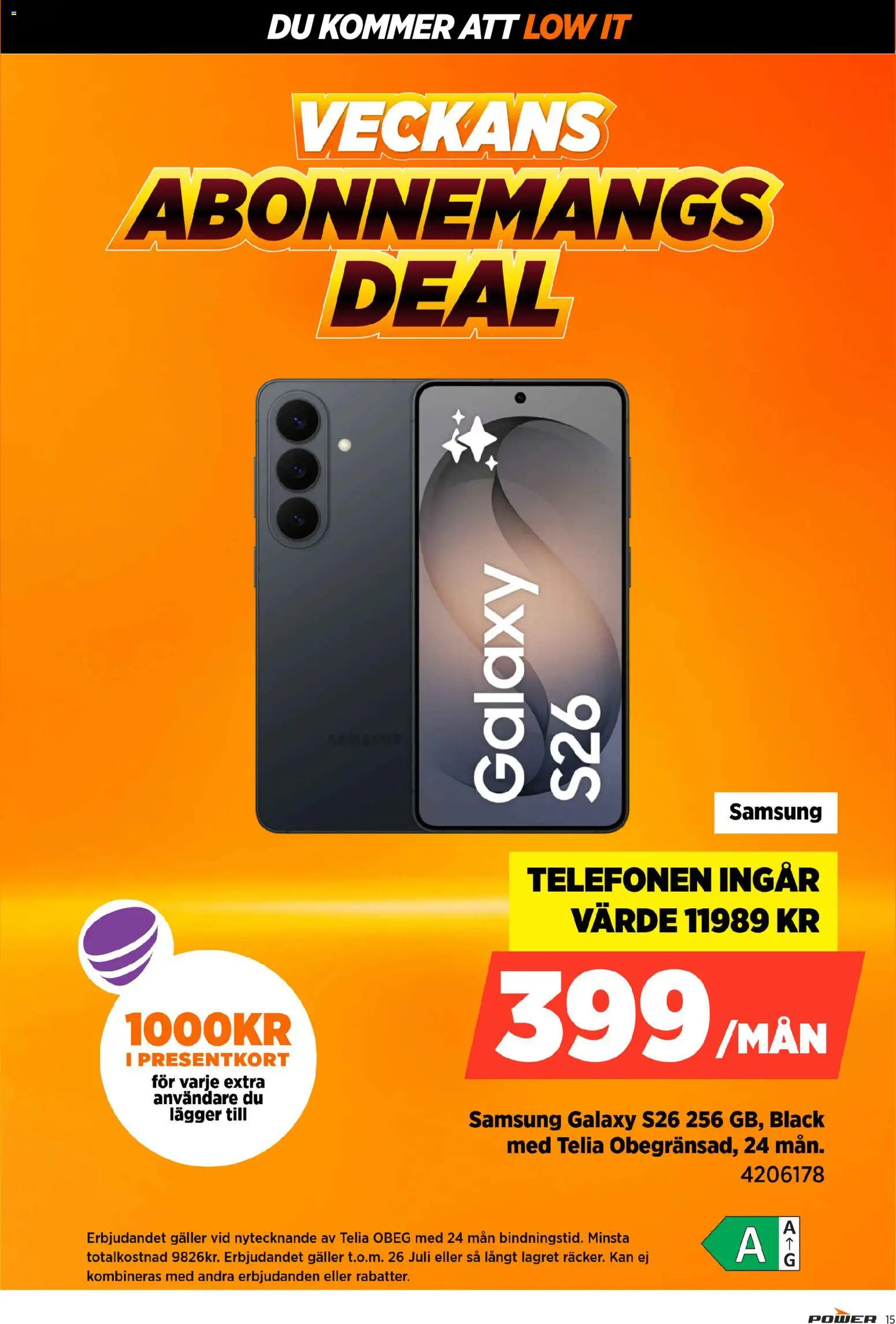 Power reklamblad aktuell från 20/07/2026 | Sida: 15