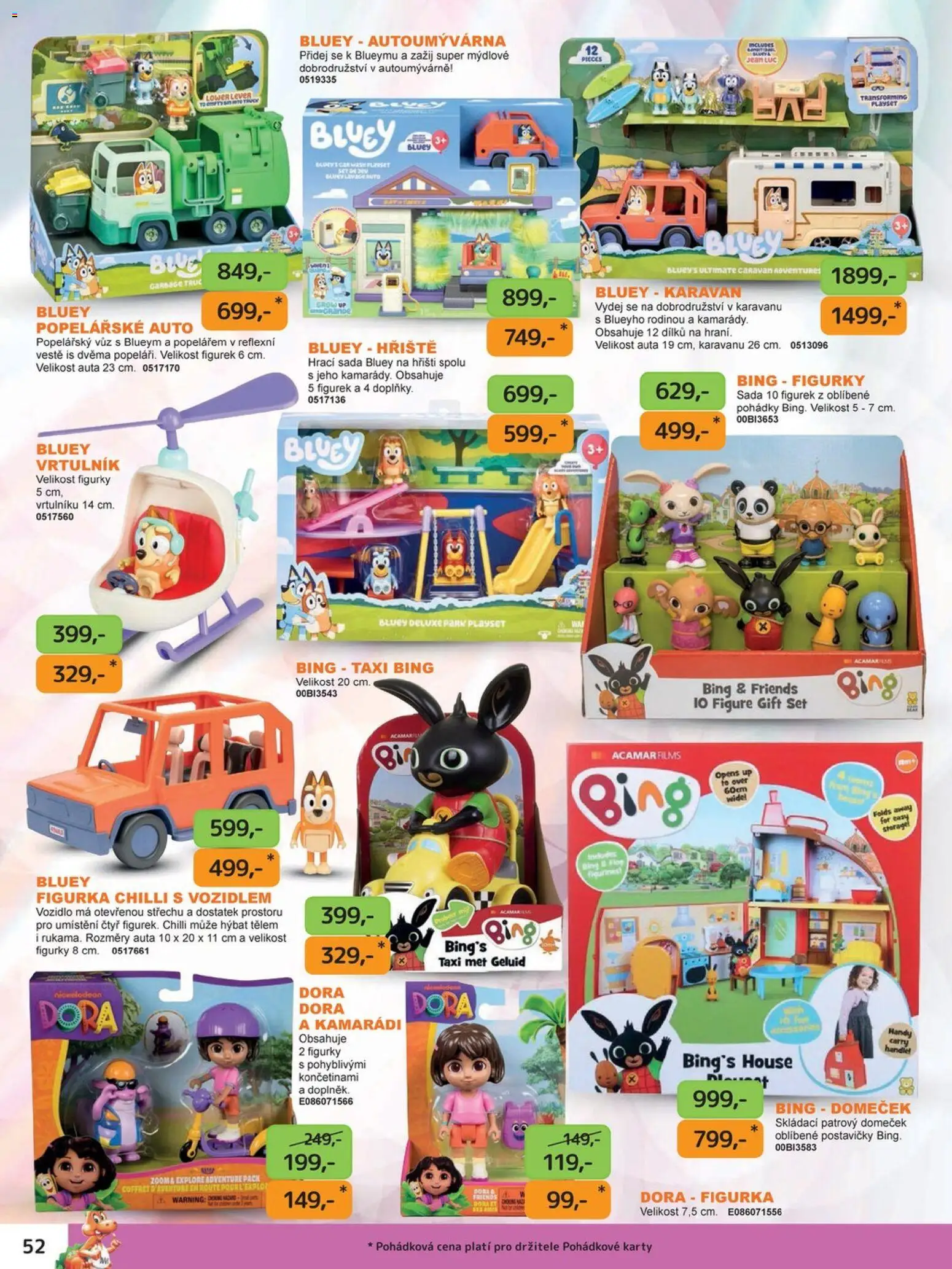 Dráčik katalog - Vánoce od 08.10.2026 | Strana: 52 | Produkty: Deluxe, Figurky, Chilli, Karty