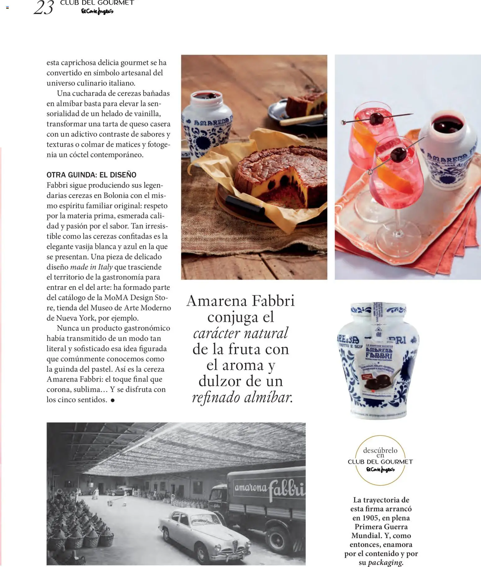 El Corte Inglés ofertas │ válido desde el 22/06/2026 | Página: 23 | Productos: Tarta, Fruta, Queso, Helado