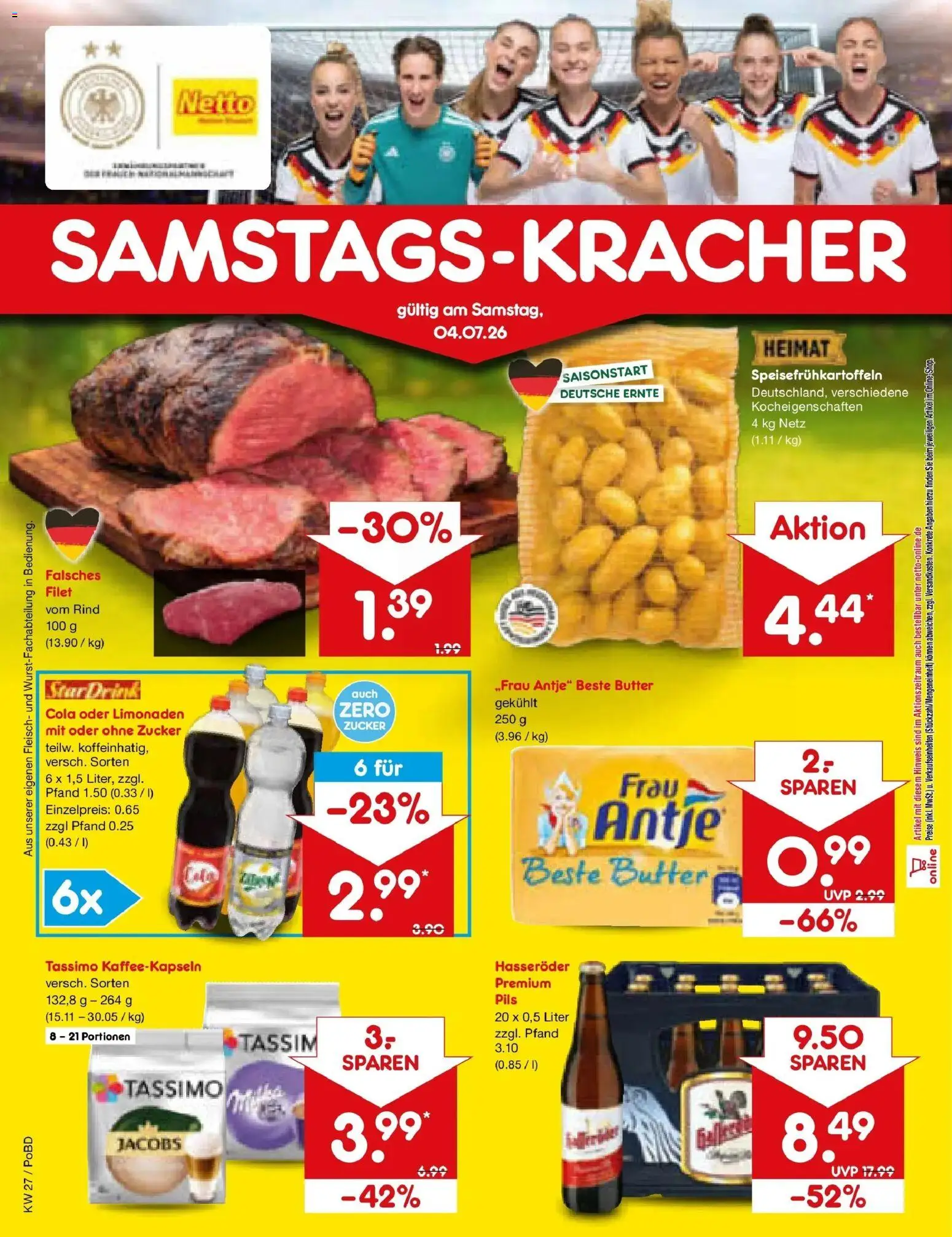Netto Marken-Discount Prospekt Selb – gültig ab 28.06.2026 | Seite: 68 | Produkte: Cola, Pils, Zucker, Fleisch