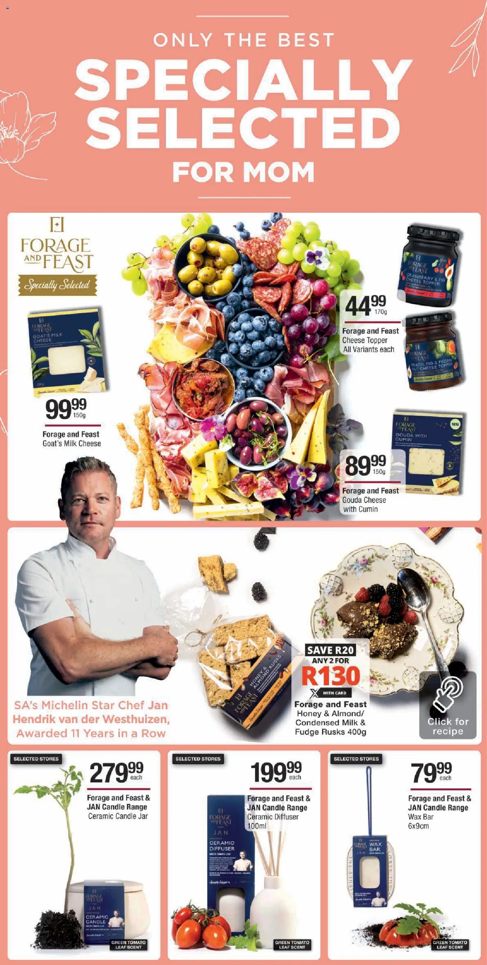 New Checkers catalogue – valid from 04.05.2026 | Page: 4 | Products: Milk, Wax, Cheese, Rusks