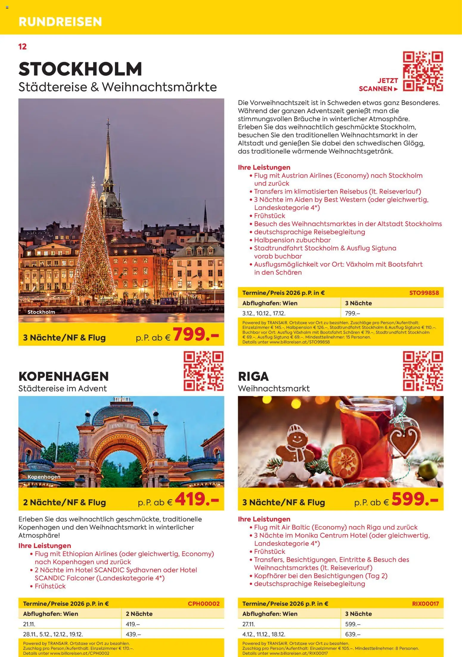 Billa - Billa Reise Kreuzfahrten Rundreise Erlebnisreisen gültig ab 01.07.2026 | Seite: 12 | Produkte: Kopfhörer