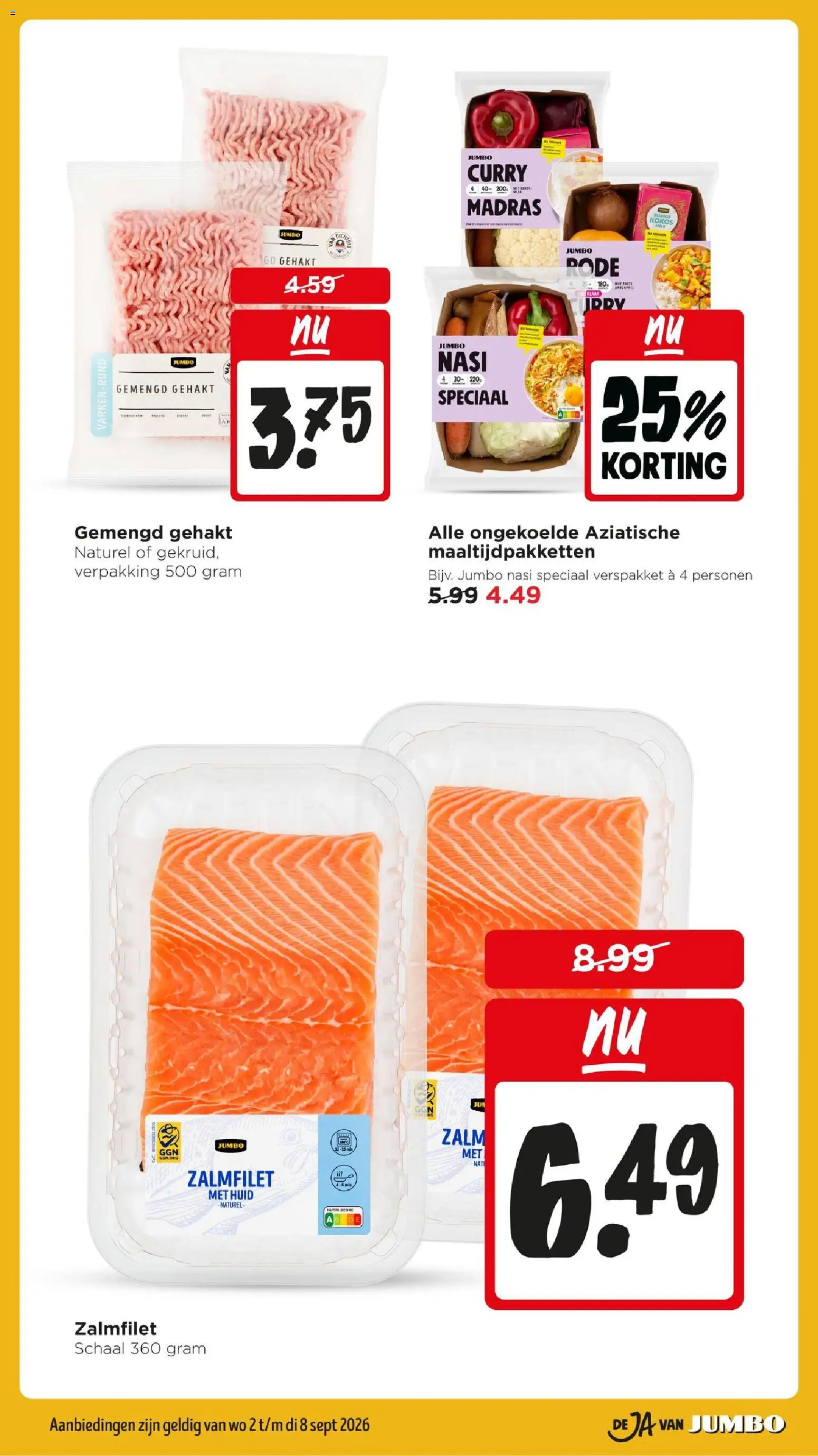 {H1} | Pagina: 24 | Producten: Schaal, Gehakt, Zalm, Zalmfilet