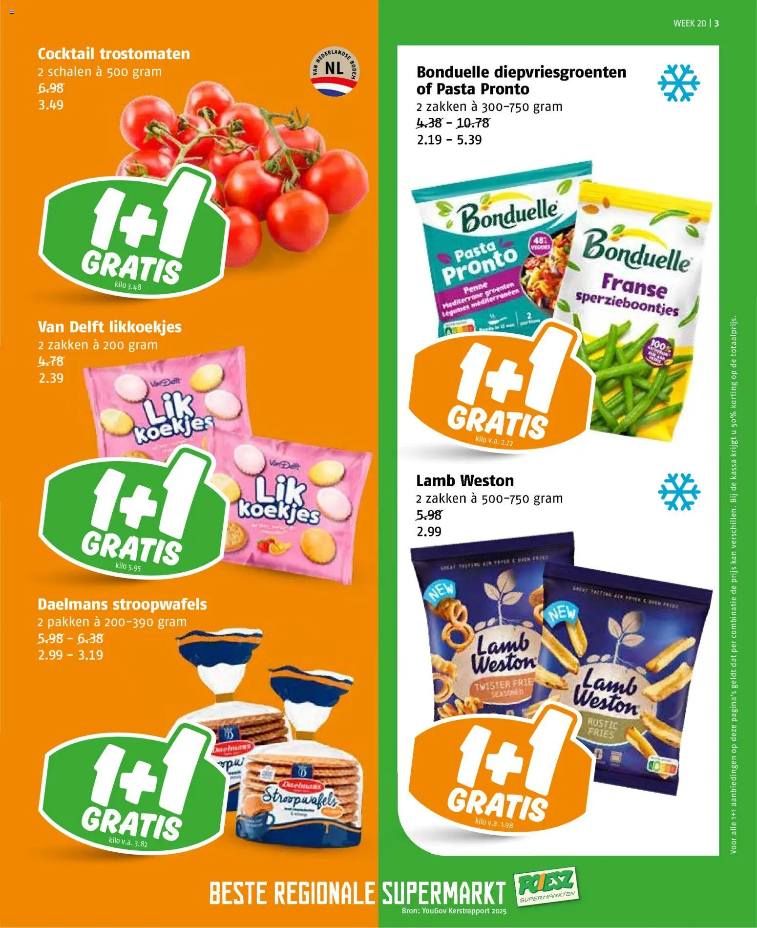 {H1} | Pagina: 3 | Producten: Kan, Pasta, Koekjes, Groenten