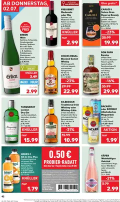 Kaufland Prospekt ab 02.07.2026 gültig | Seite: 44 | Produkte: Whisky, Freixenet, Wein, Gin