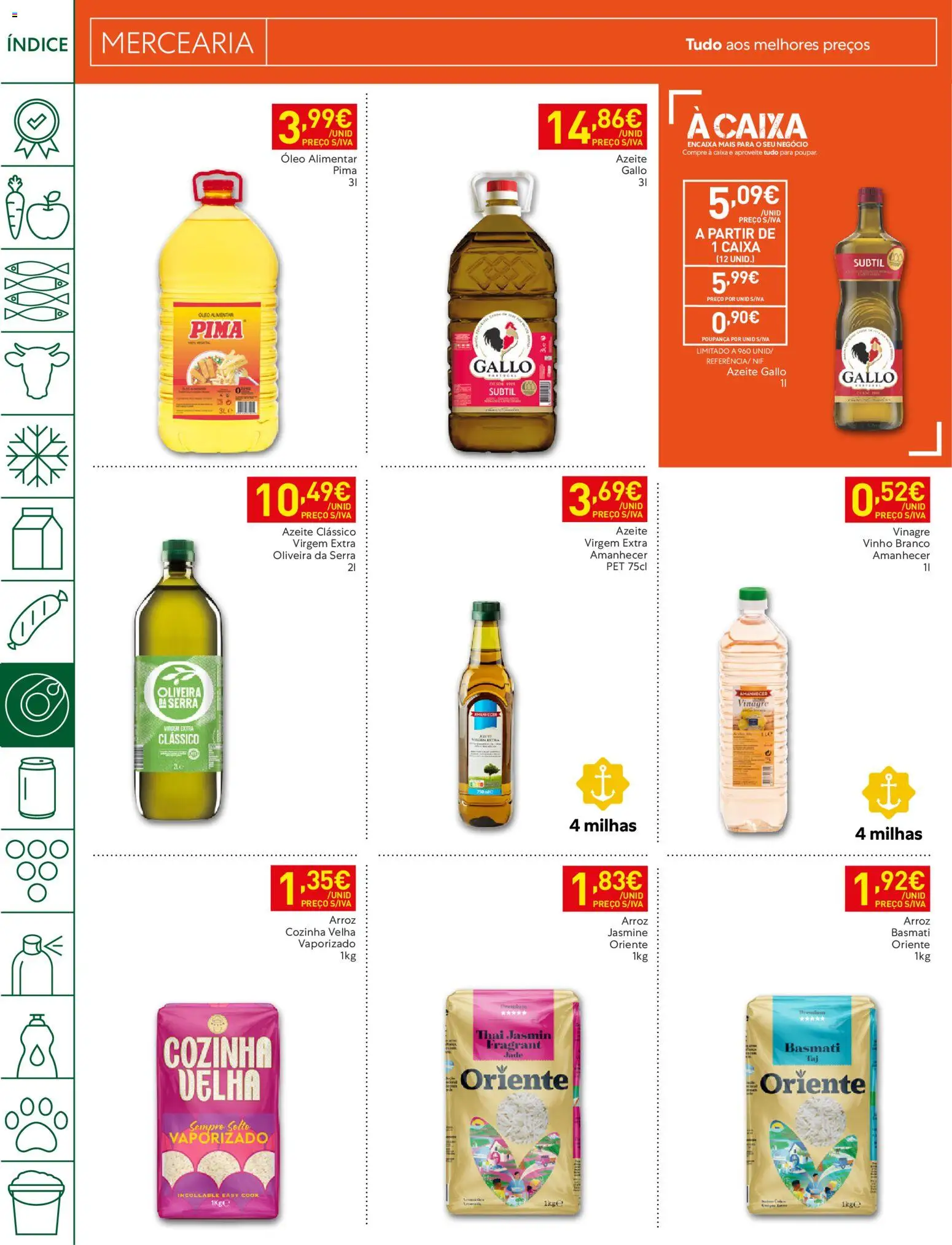 Recheio folheto Madeira │ válido de 13/10/2026 | Página: 14 | Produtos: Vinagre, Óleo alimentar, Mercearia, Óleo