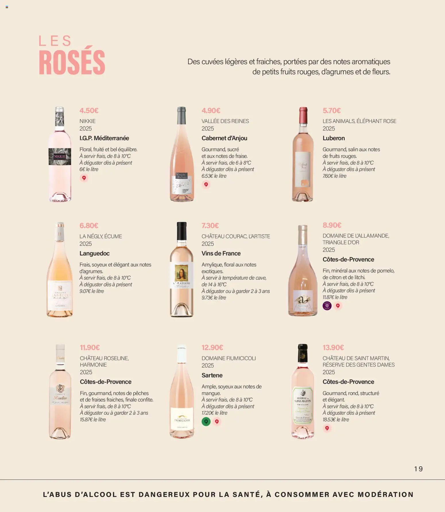 {H1} | Page: 19 | Produits: Citron, Pêches, Fruits, Fraises
