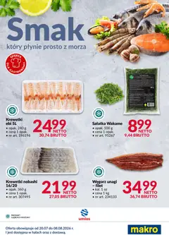 Pogląd oferty "Makro gazetka - Ryby i owoce morza" - ważna od 20.07.2026