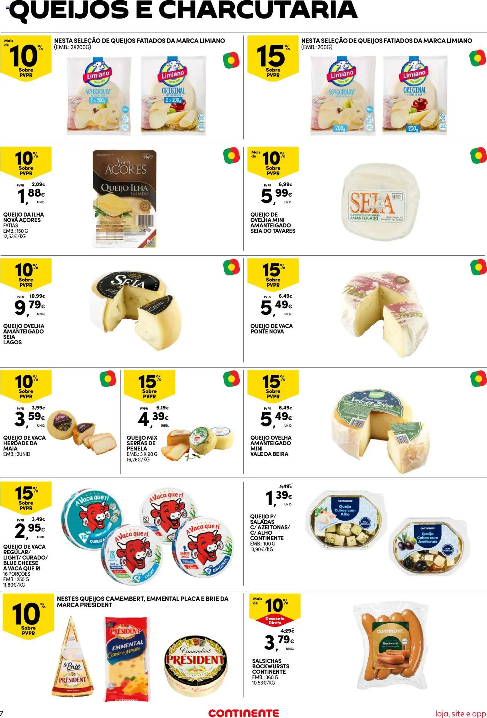Continente Semanal Continente Bom Dia │ válido de 05.05.2026 | Página: 7 | Produtos: Azeitonas, Saladas, Queijo
