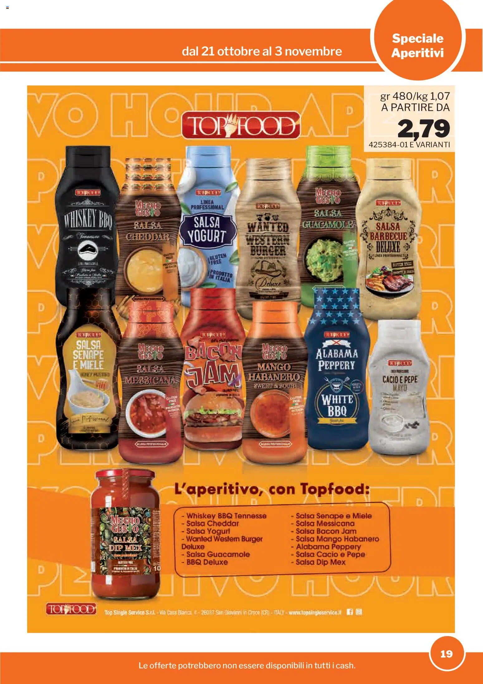 Volantino Sogegross del 21/10/2026 | Pagina: 19 | Prodotti: Yogurt, Salsa, Pepe, Barbecue