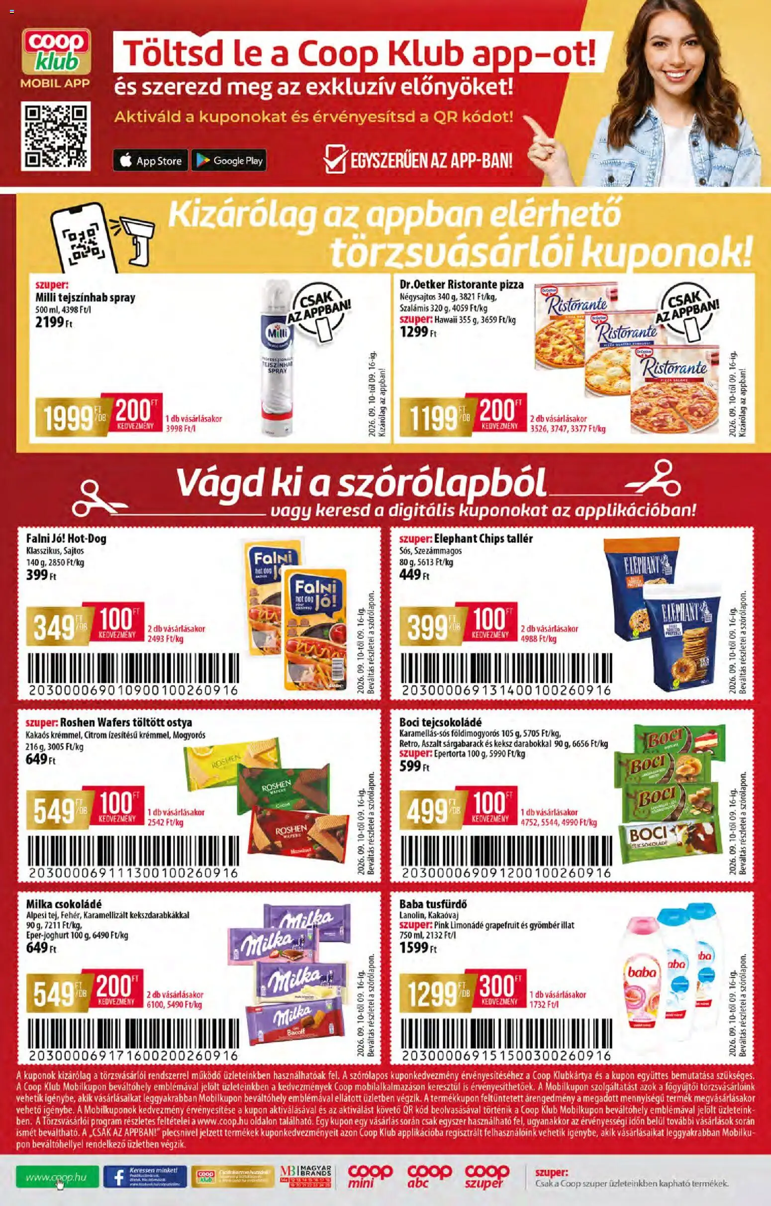 COOP akciós ujság - amely érvényes a következő dátumtól: 2026.09.10. | Oldal: 12