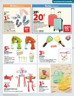 Auchan - Prévisualisation de Auchan  Produits laitiers supers valide à partir de 02/06/2026 | Page: 37 | Produits: Savon, Panier, Combinaison, Valise