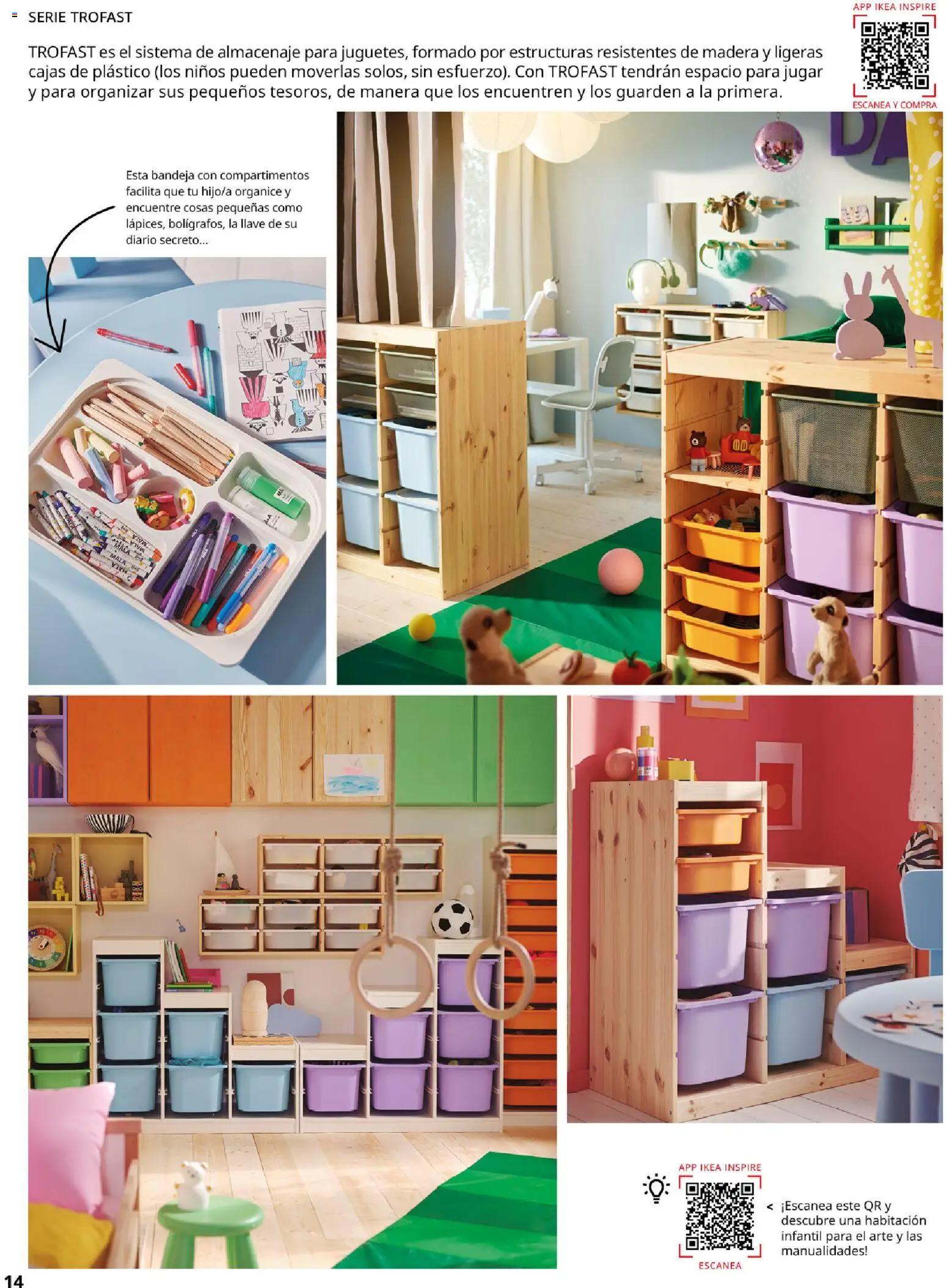Catálogo IKEA Almacenaje infantil │ válido desde el 01/02/2026 | Página: 14 | Productos: Almacenaje, Bandeja