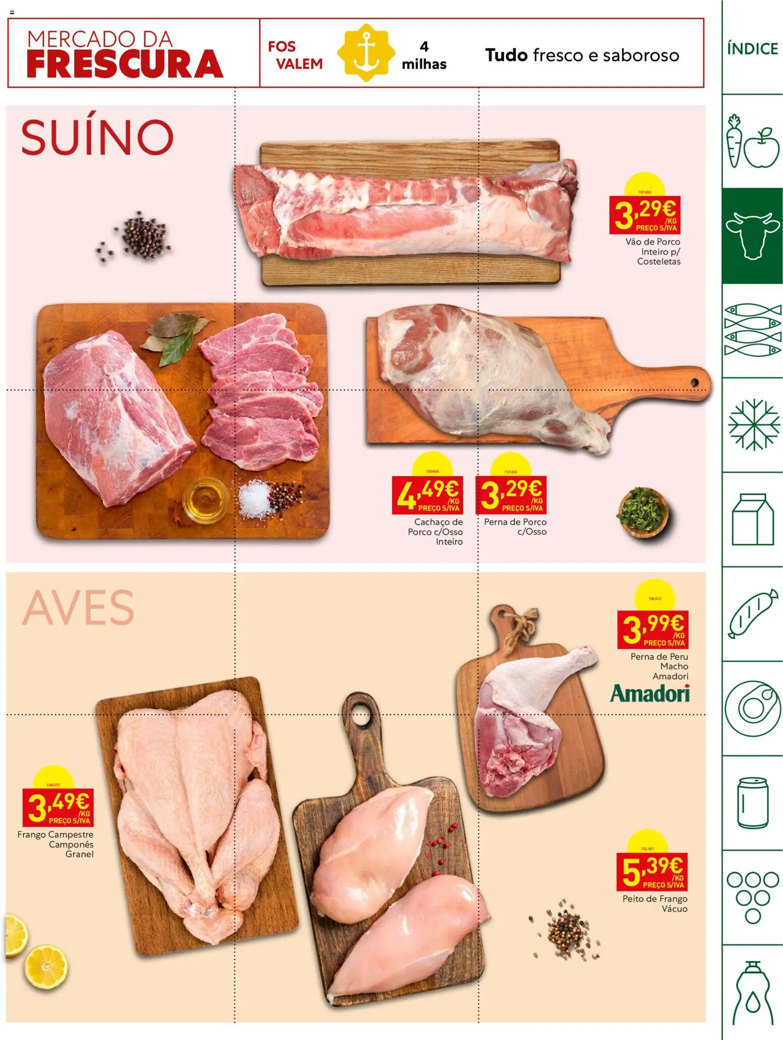 Recheio Horeca │ válido de 29/09/2026 | Página: 5 | Produtos: Peito de frango, Frango, Peru, Perna de porco