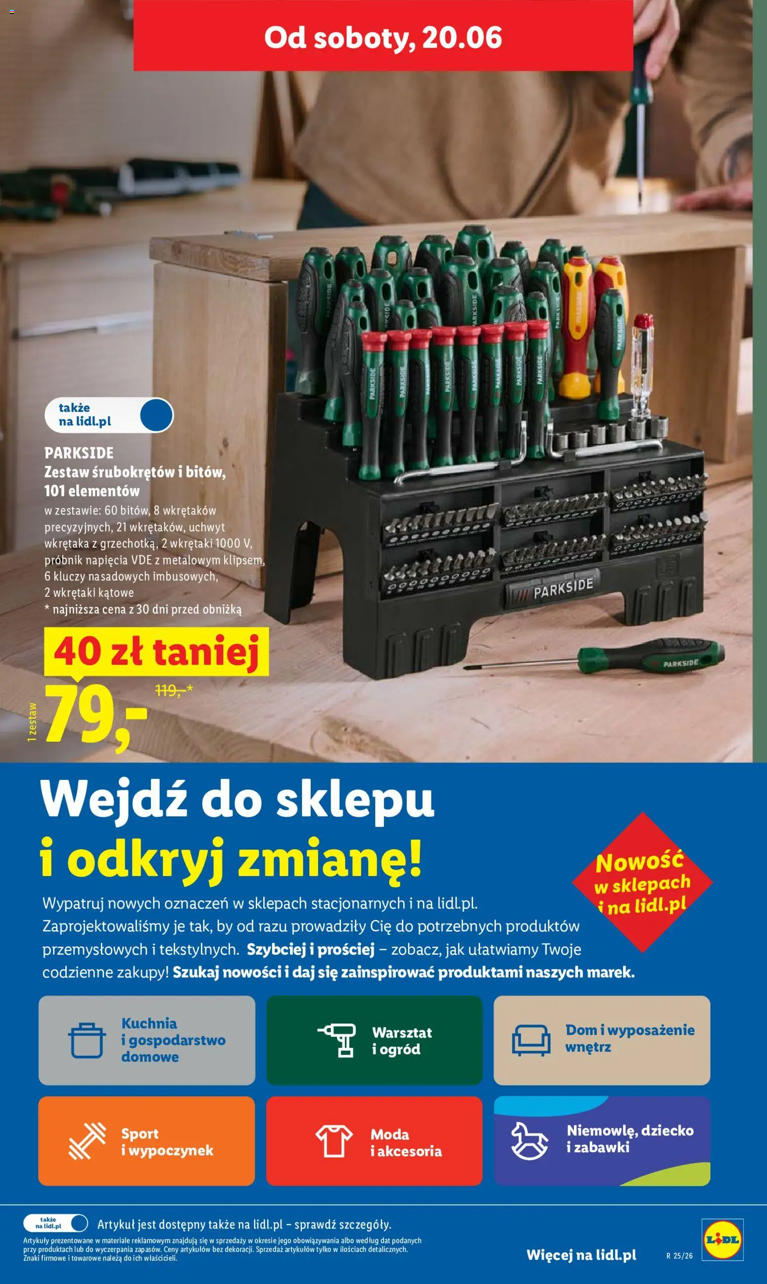 Lidl gazetka od 18.06.2026 | Strona: 35 | Produkty: Zestaw śrubokrętów