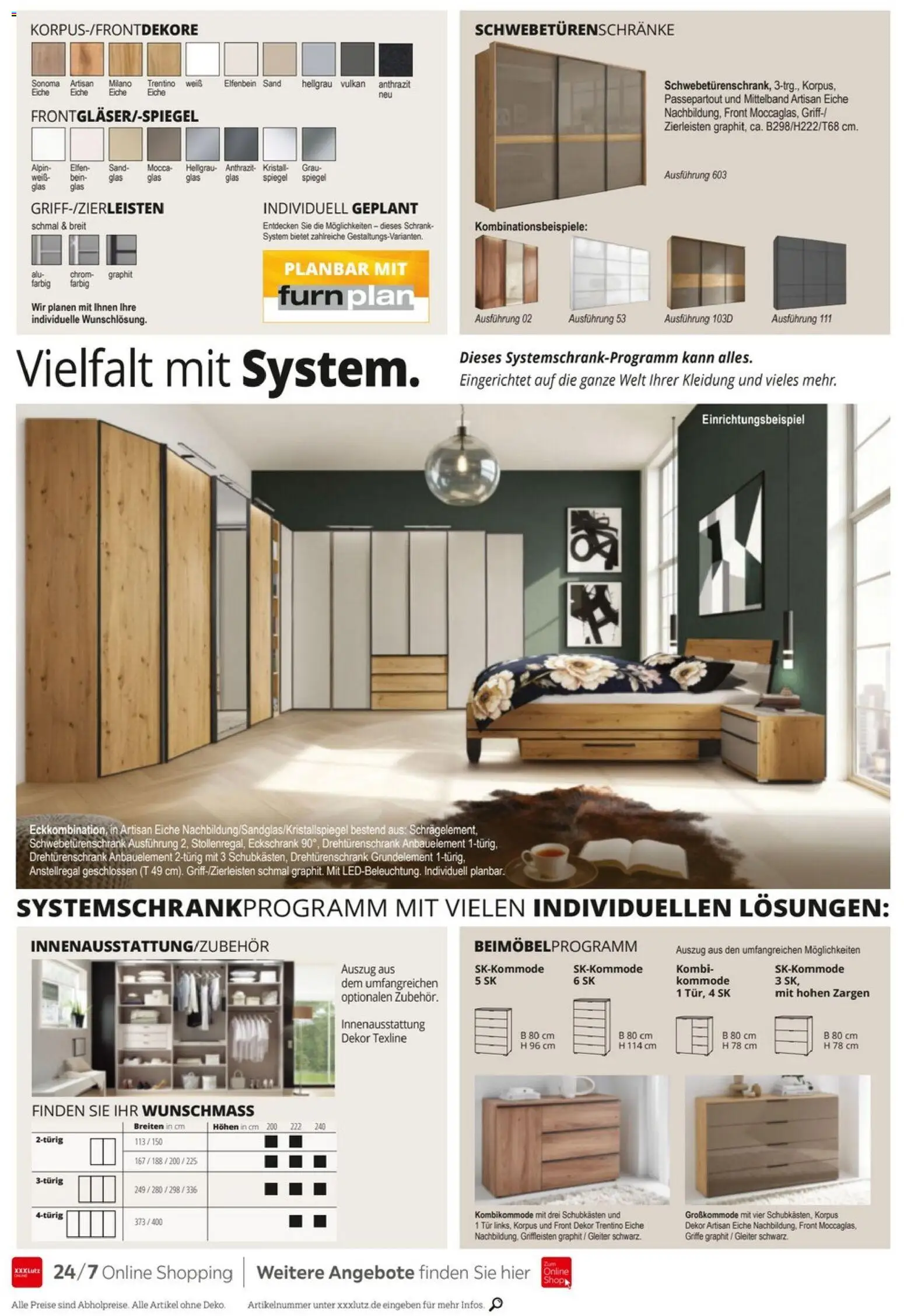 XXXLutz Schlafzimmer-Testerinnen und -Tester gesucht – gültig ab 09.05.2026 | Seite: 6 | Produkte: Kommode, Schwebetürenschrank, Schrank, Tür