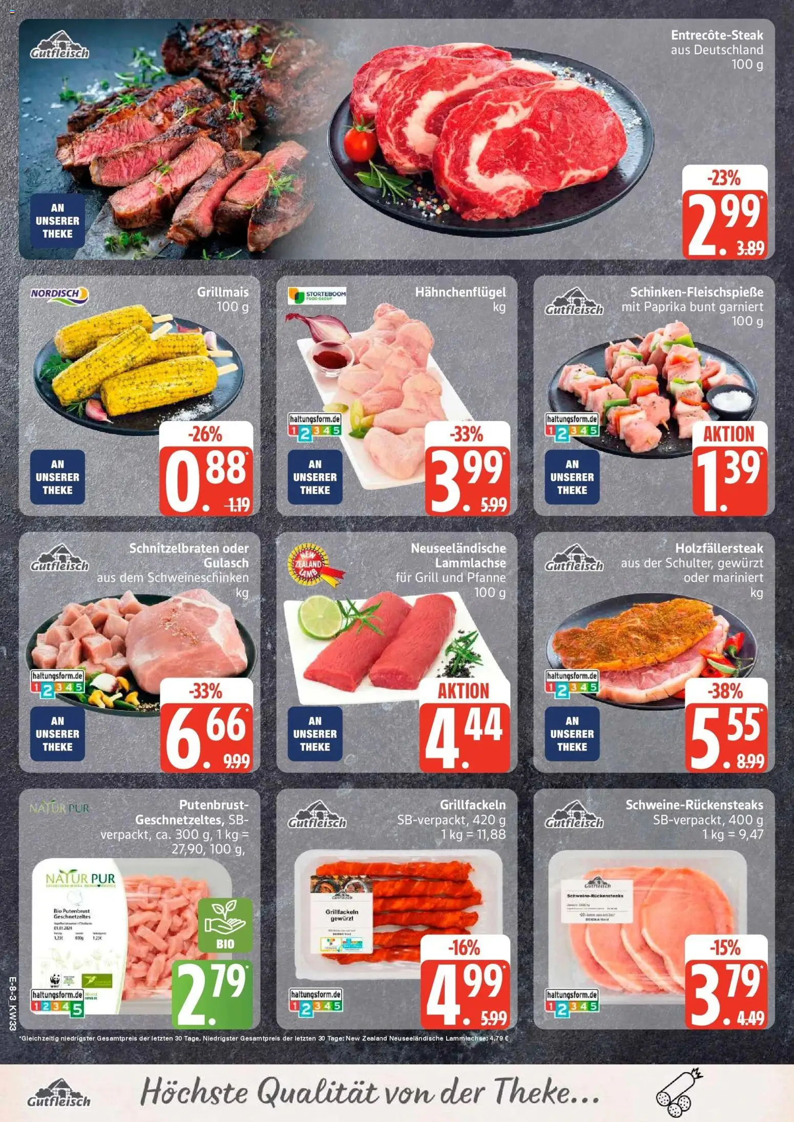 Edeka Prospekt Schwarzenbek (ab 10.08.2026) » Angebote Online | Seite: 10 | Produkte: Putenbrust, Theke, Paprika, Gulasch