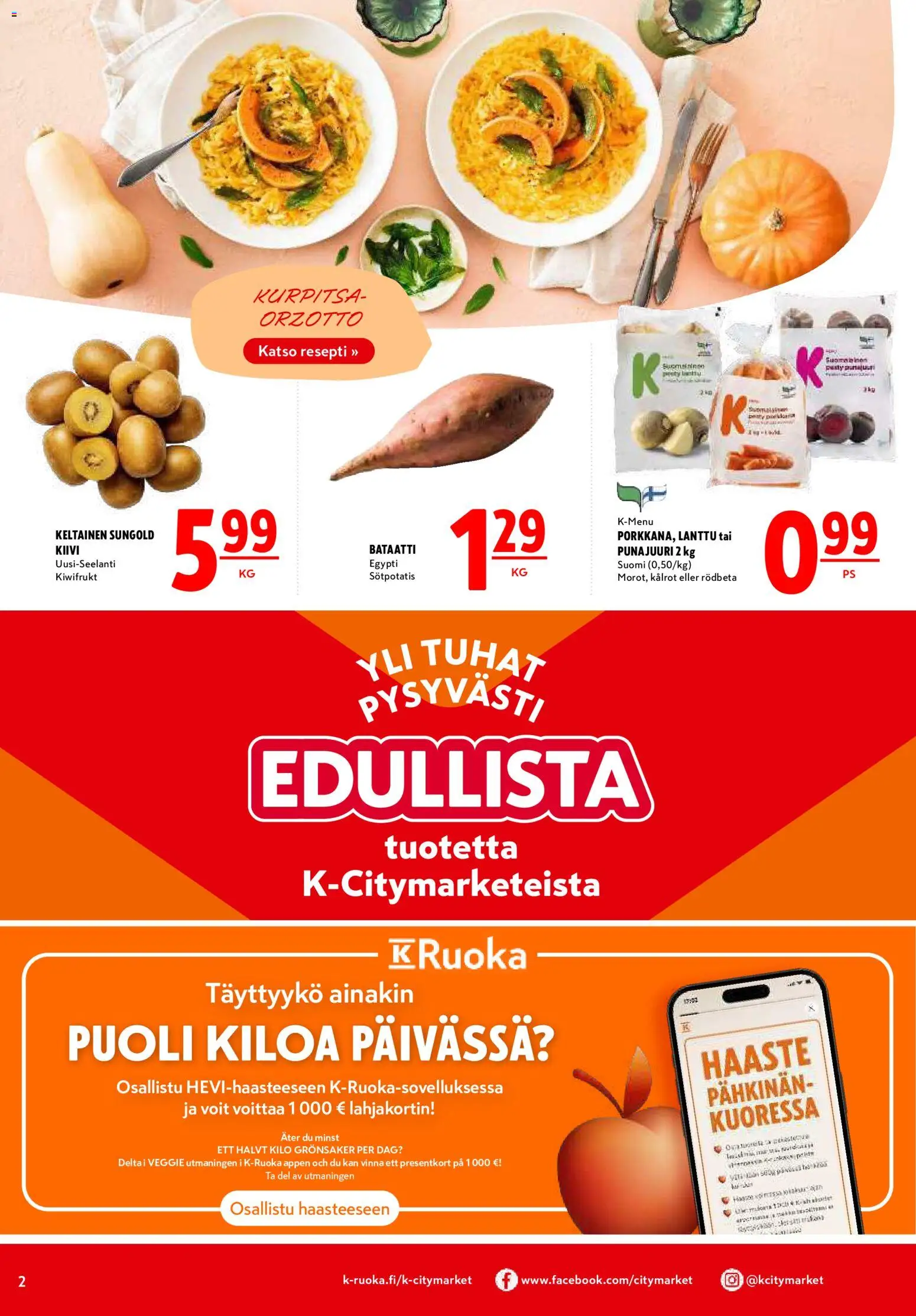 K-Citymarket tarjoukset – voimassa 26/10/2026 alkaen | Sivu: 2