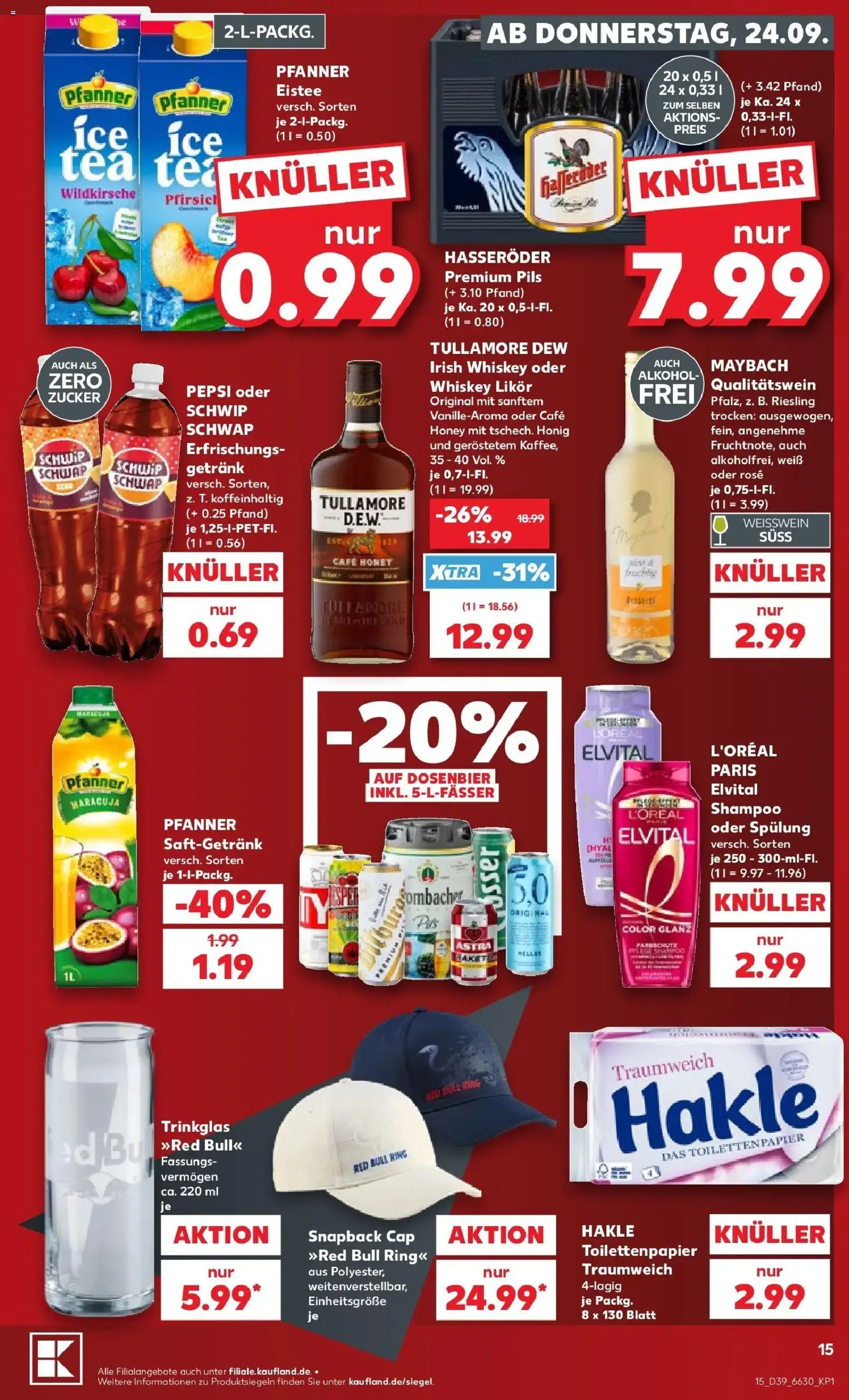 Prospekt Kaufland ab 21.09.2026 » Angebote Online zum Blättern | Seite: 27 | Produkte: Likör, Pils, Shampoo, Pepsi