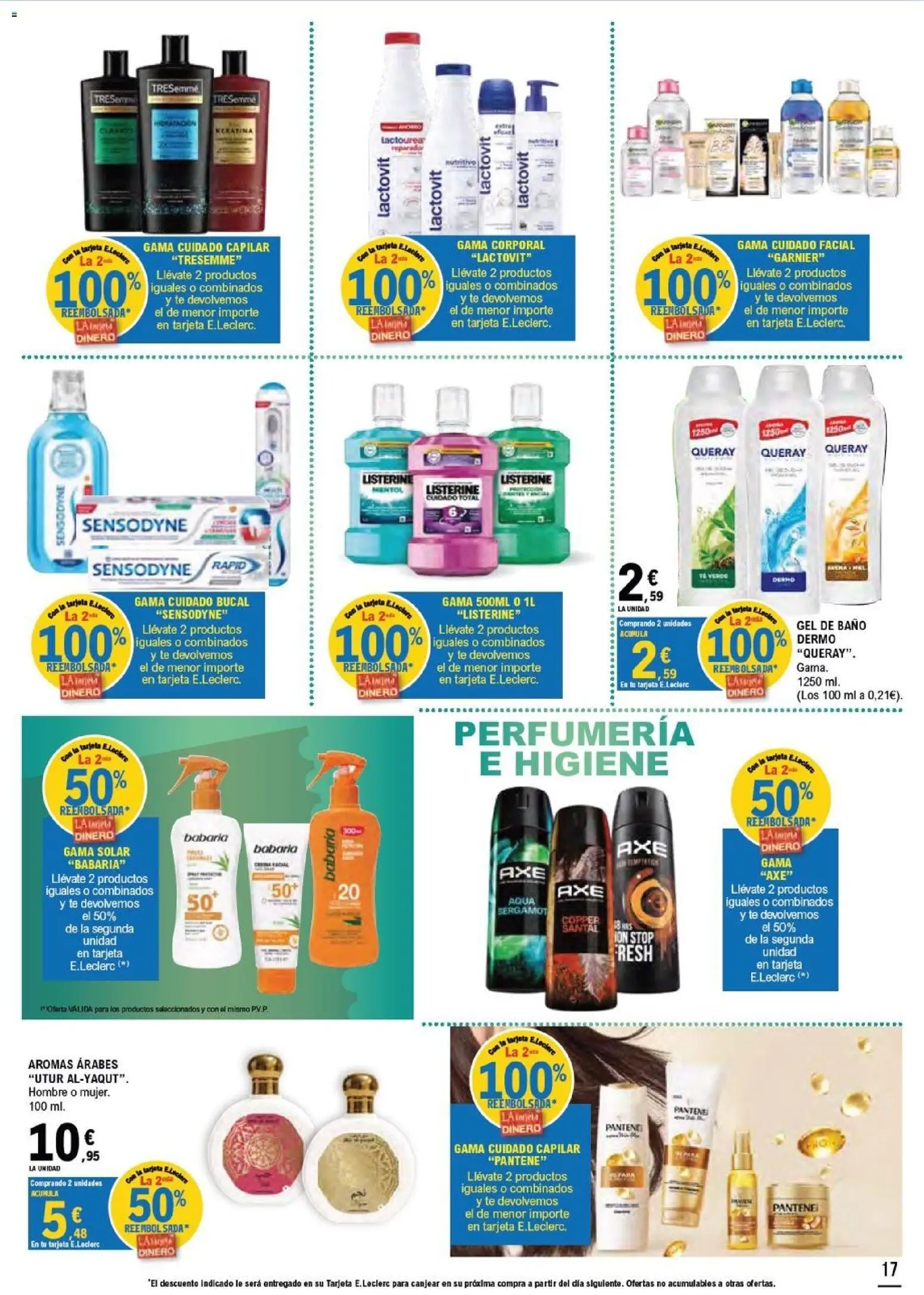 E.Leclerc folleto Salamanca │ válido desde el 05/08/2026 | Página: 17 | Productos: Gel de baño, Té, Baño