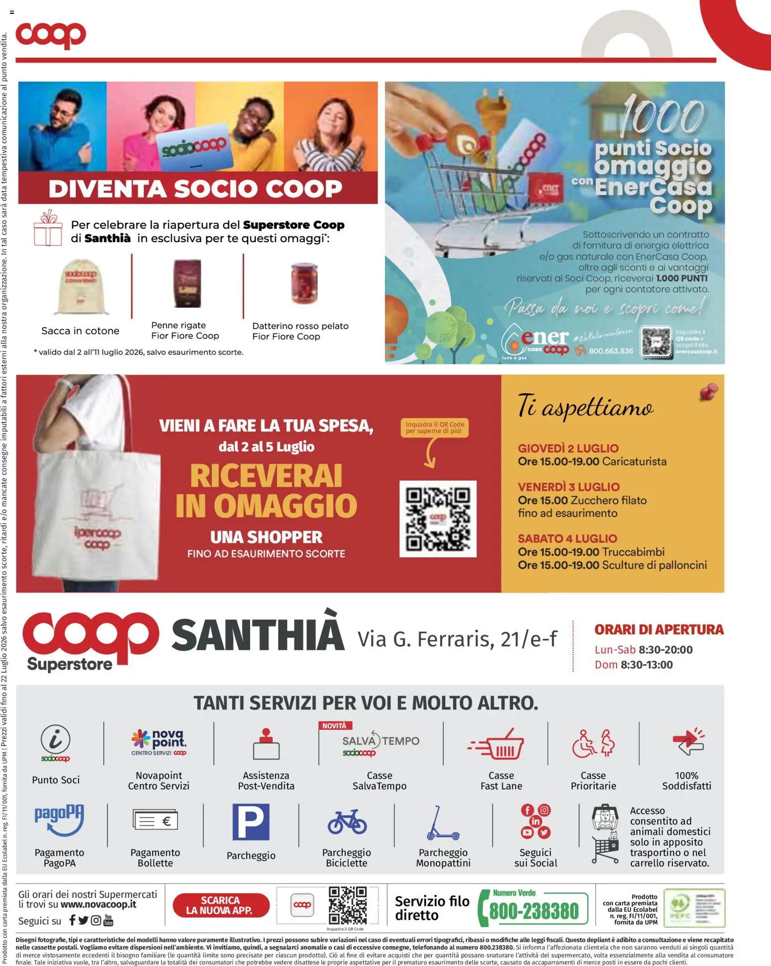 Volantino COOP del 02/07/2026 | Pagina: 32 | Prodotti: Tè, Zucchero, Carrello, Penne