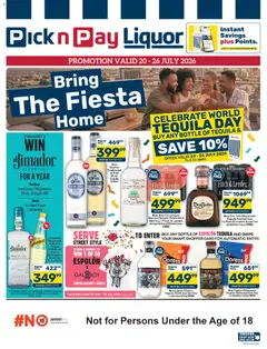 Pick n Pay specials catalogue – valid from 20/07/2026