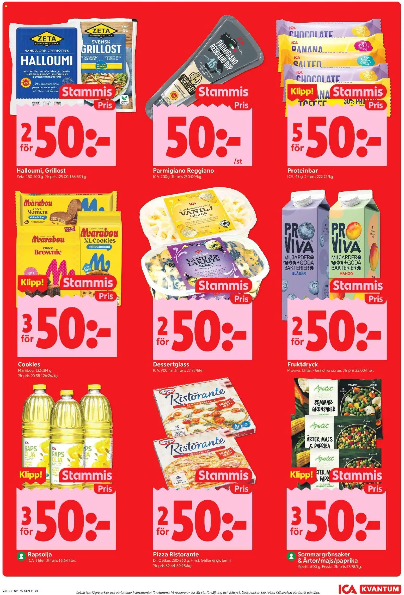 ICA Kvantum reklamblad aktuell från 31/08/2026 | Sida: 3 | Produkter: Gem, Proteinbar, Mango, Blåbär