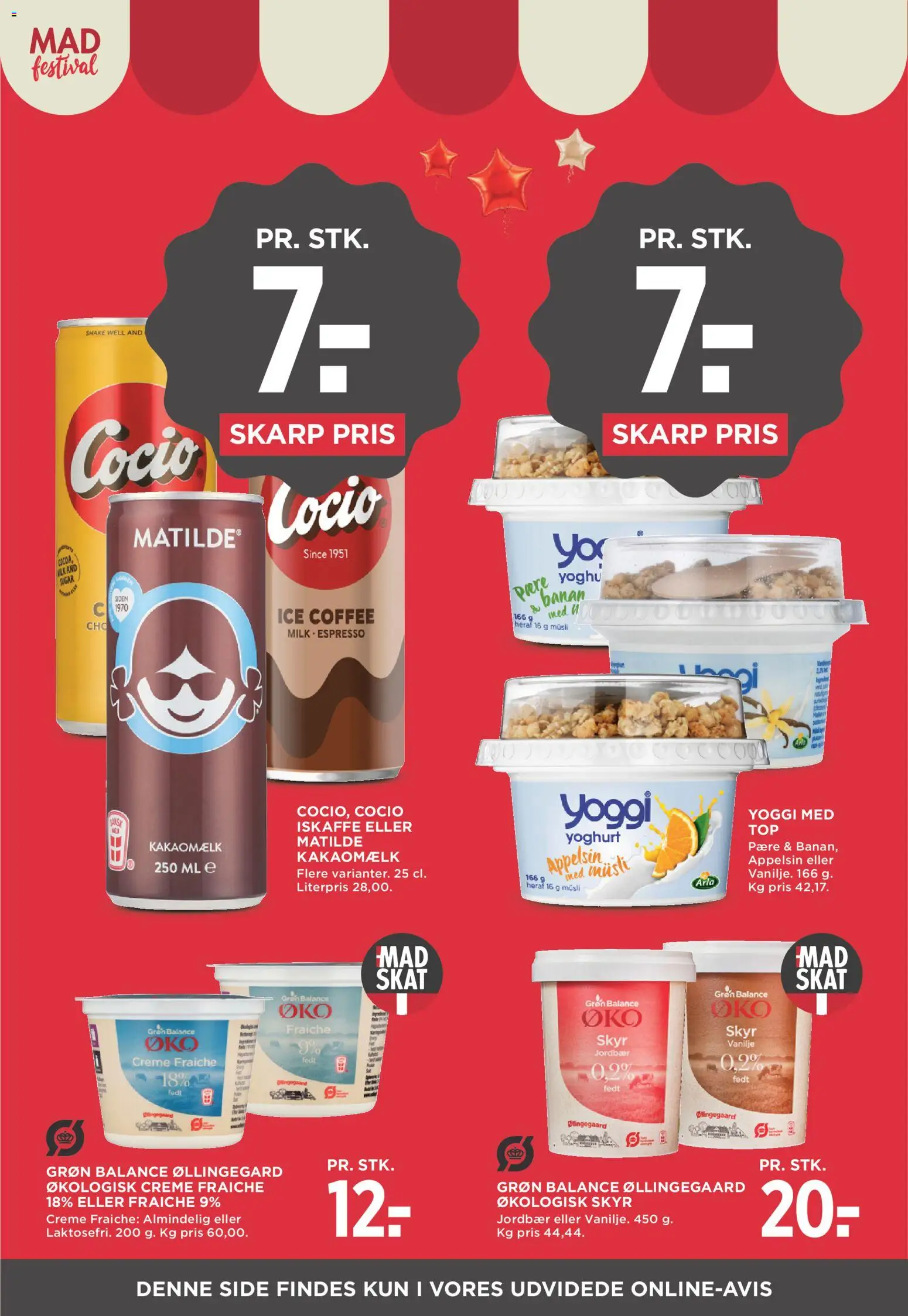 Meny tilbudsavis – gyldig fra 28/08/2026 | Side: 12 | Produkter: Yoghurt, Creme, Creme fraiche, Kakaomælk