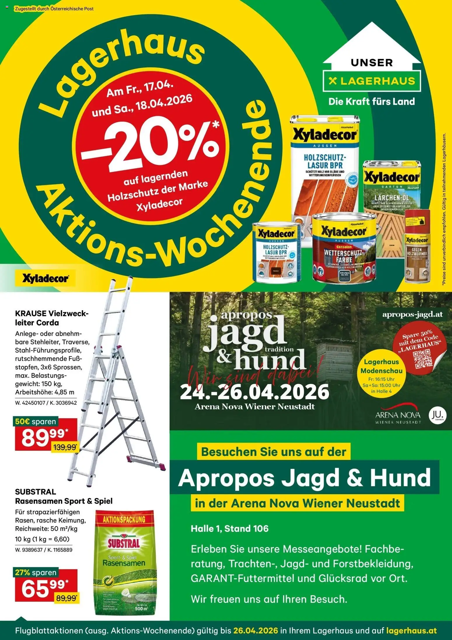 Lagerhaus Wochen Angebote gültig ab 13.04.2026 | Seite: 1 | Produkte: Uhr, Spiel, Gewicht