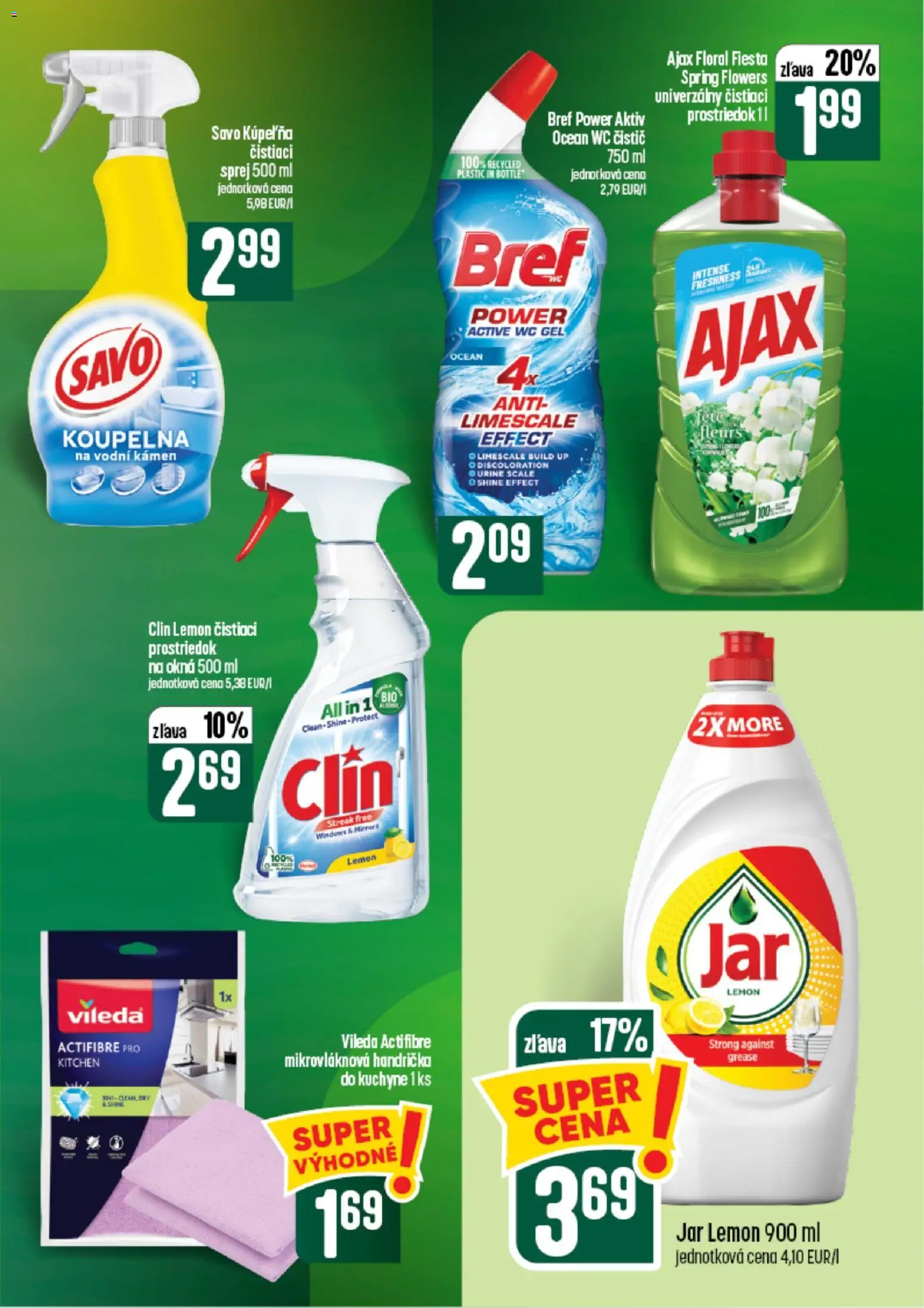 Nové COOP Jednota akcie – leták je platný od 26.08.2026 | Strana: 59 | Produkty: Wc, Savo, Čistiaci prostriedok, Jar