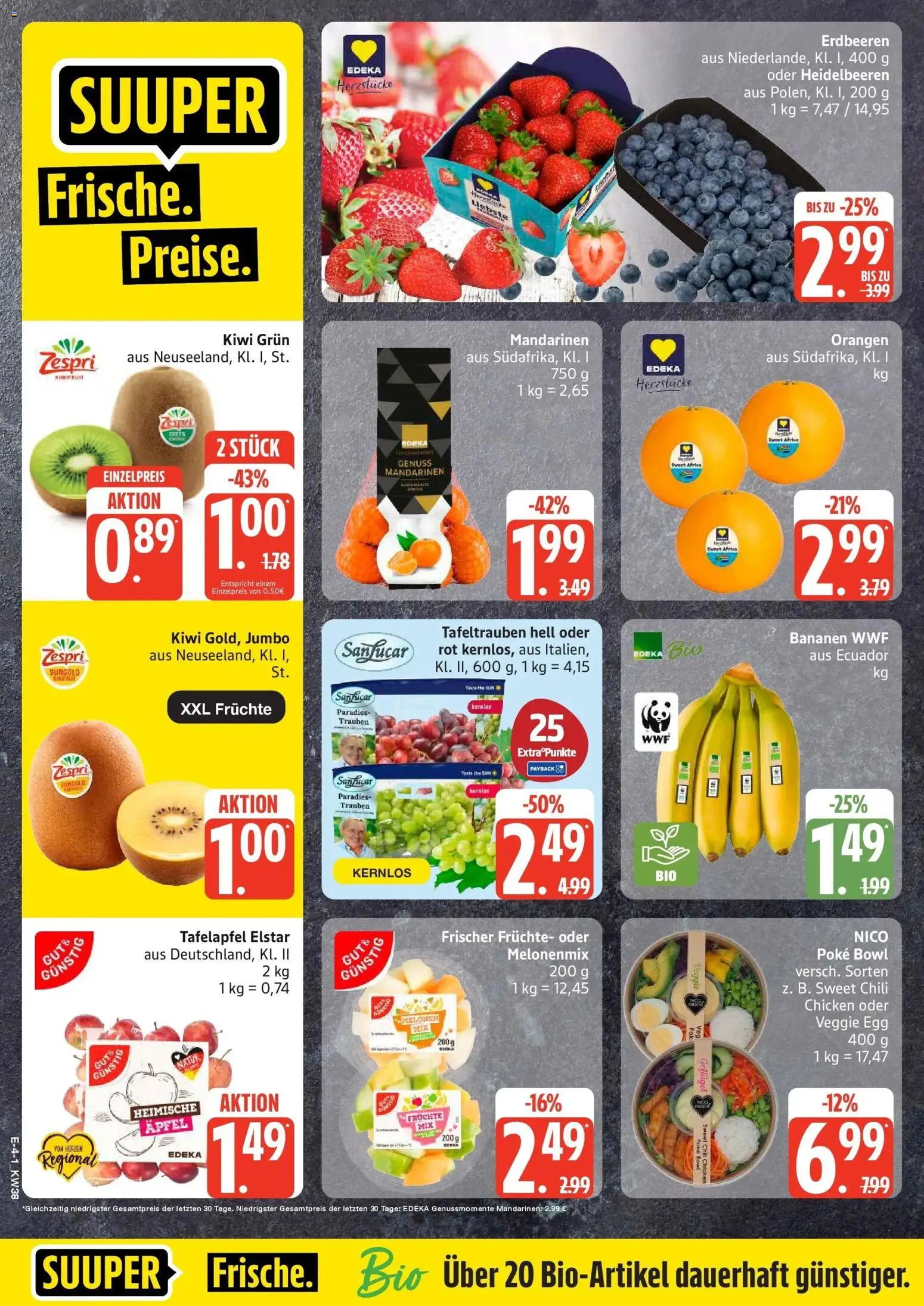 Edeka Prospekt Lübeck (ab 14.09.2026) » Angebote Online | Seite: 6 | Produkte: Trauben, Äpfel, Orangen, Wodka