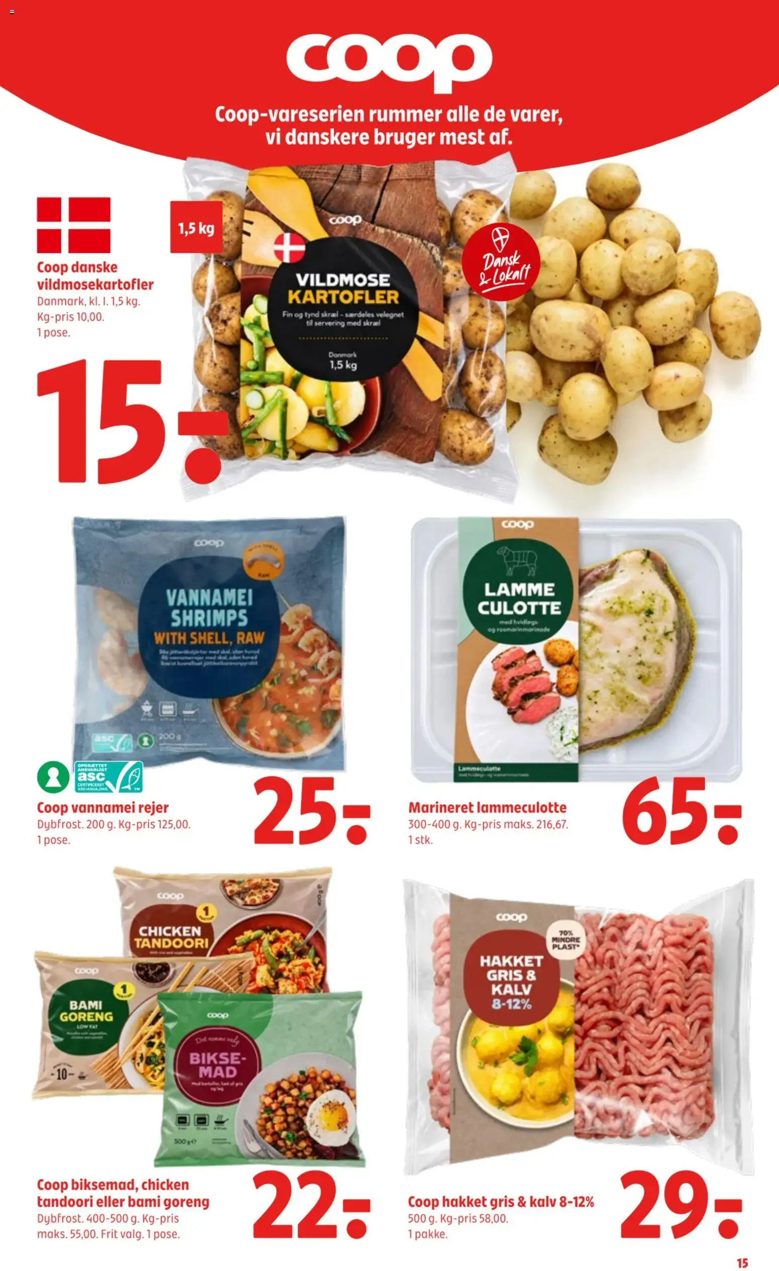 Coop 365 tilbudsavis – gyldig fra 10/09/2026 | Side: 18 | Produkter: Kartofler, Rejer