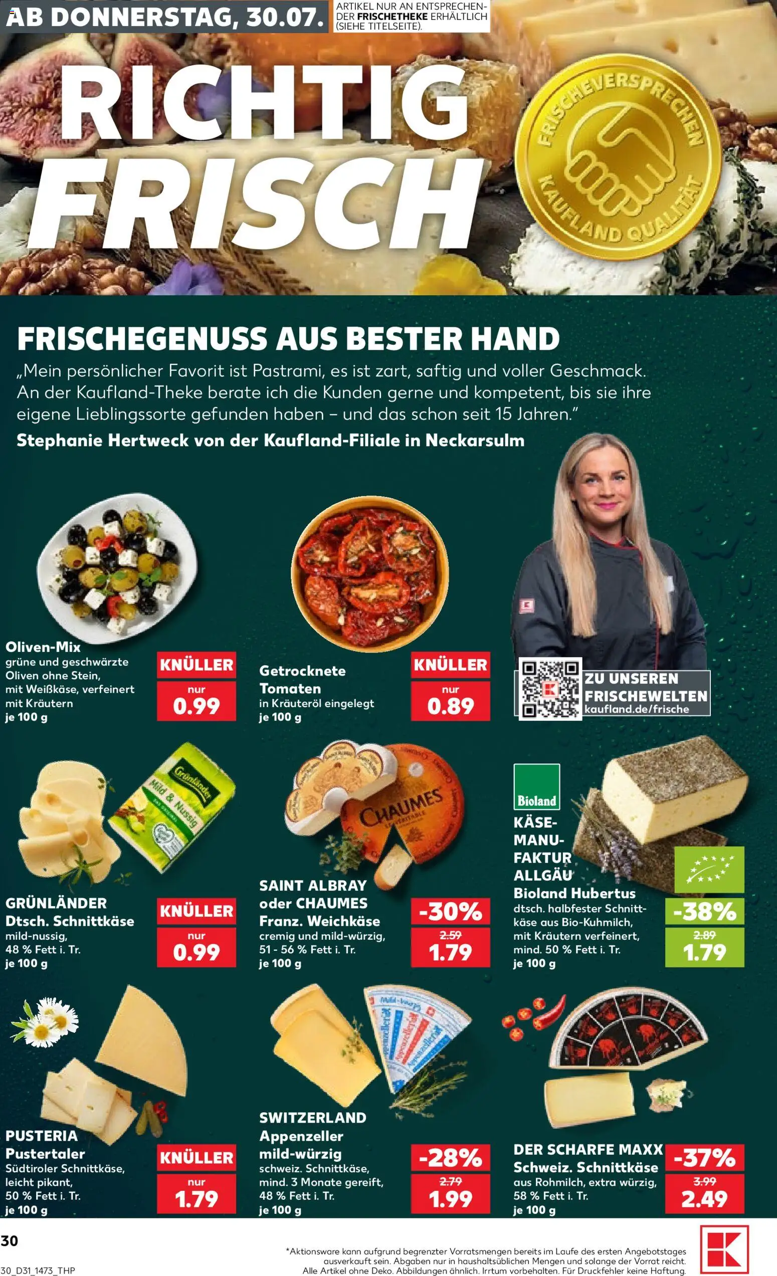 Kaufland Německo leták - Berlin od 30.07.2026 | Strana: 30 | Produkty: Kaše