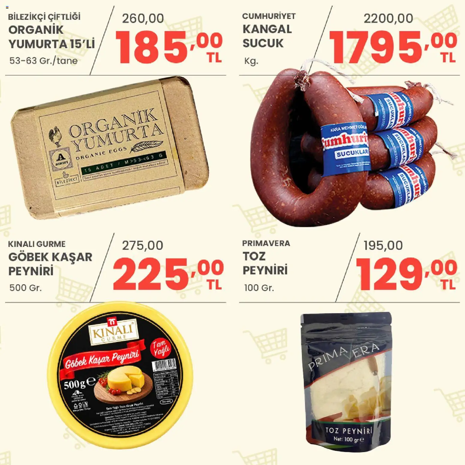 Sarıyer Katalog - 28 Ağustos 2026 tarihinden itibaren geçerlidir | Sayfa: 5 | Ürünler: Peynir, Yumurta, Sucuk