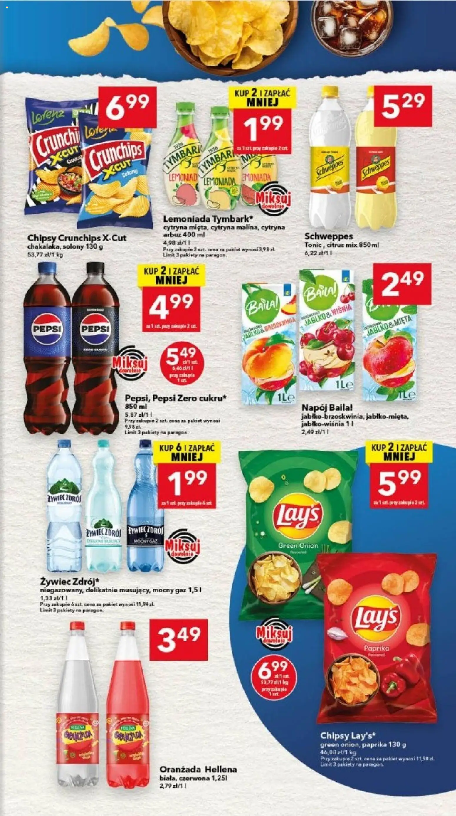 Lewiatan gazetka - Legnica od 21.05.2026 | Strona: 13 | Produkty: Arbuz, Pepsi, Oranżada hellena, Mięta