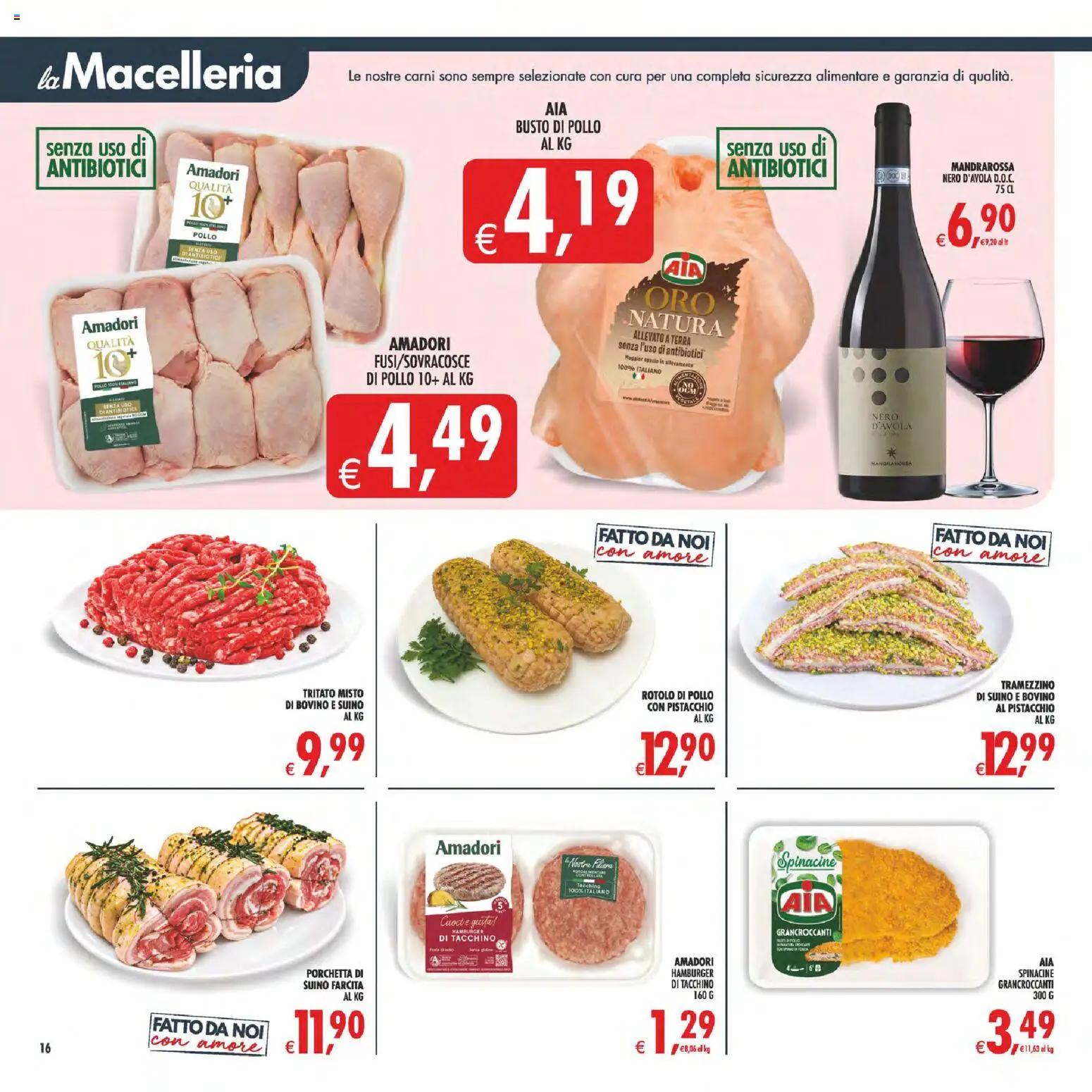 Volantino Decò del 23/10/2026 | Pagina: 17 | Prodotti: Tacchino, Tramezzino, Hamburger, Terra