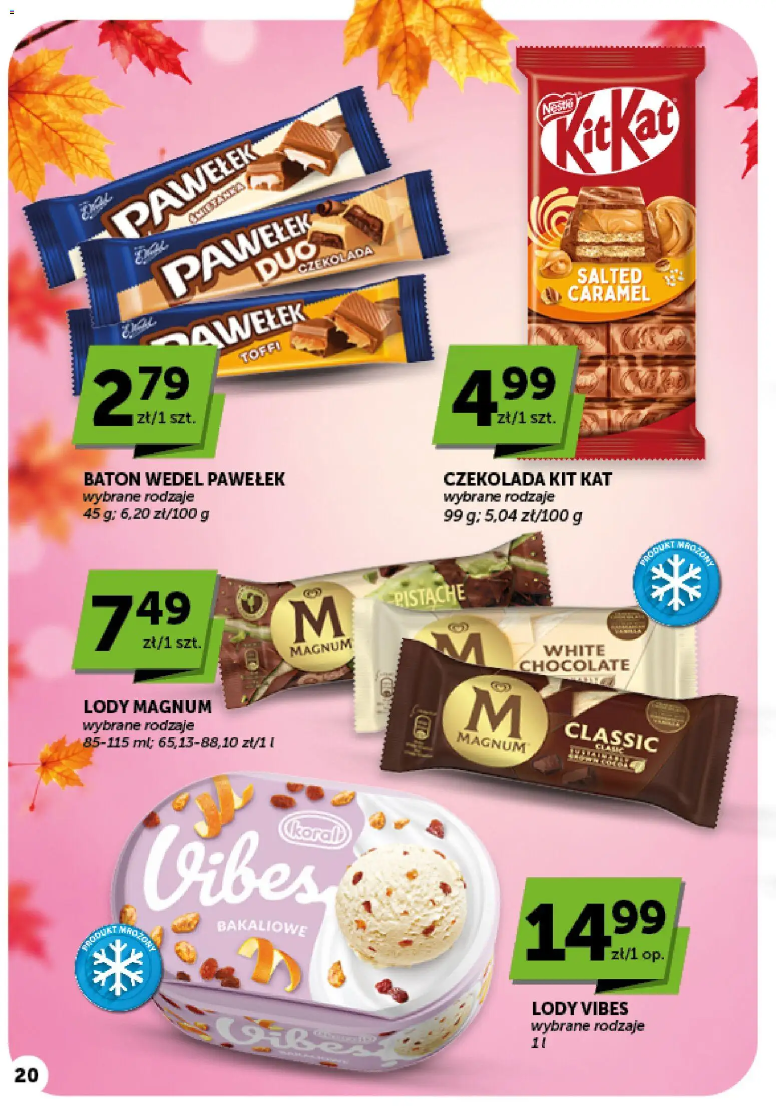 ABC gazetka - Market od 15.10.2026 | Strona: 20 | Produkty: Magnum, Baton, Czekolada, Lody Magnum